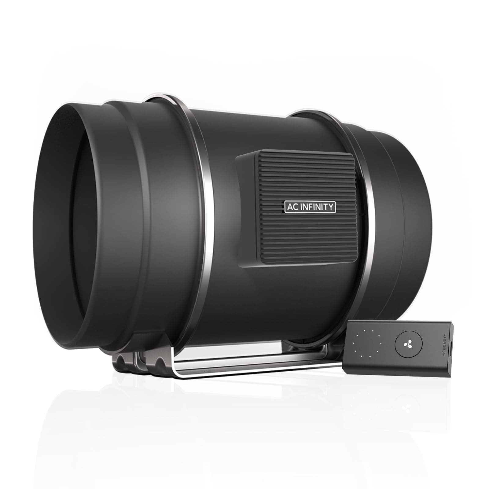 AC Infinity CLOUDLINE S8, Quiet 200mm Inline Duct Fan with Speed Controller - Ventilation Exhaust Fan for Heating Cooling Booster, Grow Tents, Hydroponics, 8-Inch