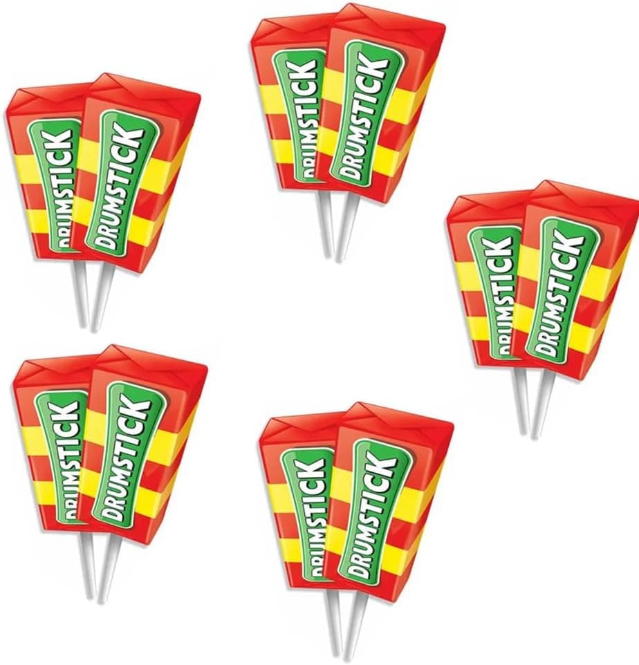 VIMIX Individually Wrapped Fruit Flavour Drumstick Lollipops Bag 1kg