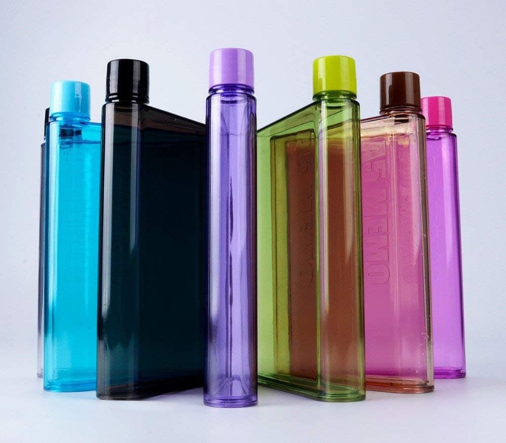 Tuelip Plastic Water Bottle, 380ml, Multicolour