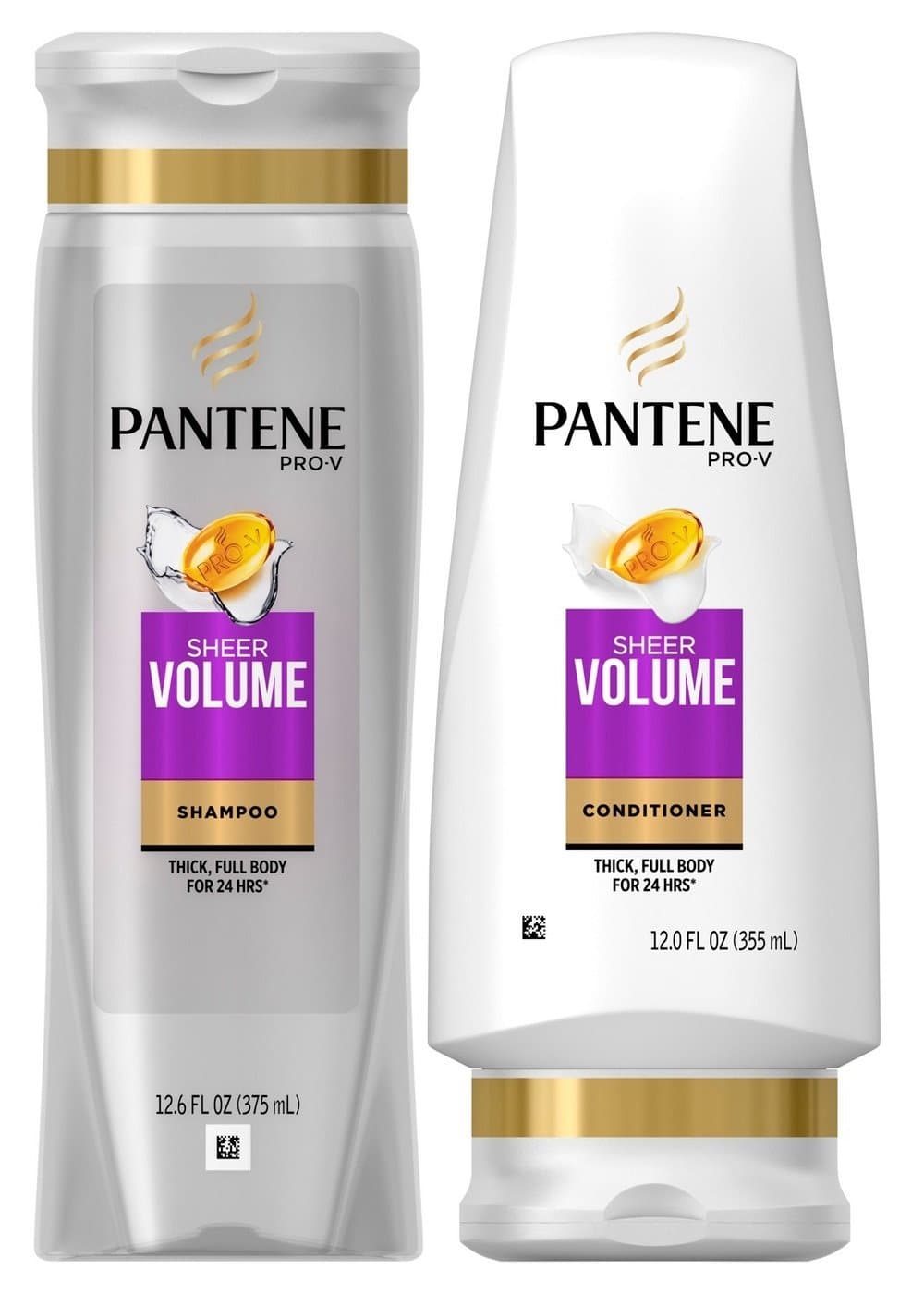 Pro-V Sheer Volume, DUO Set Shampoo + Conditioner, 12.6 Ounce, 1 each by Pantene