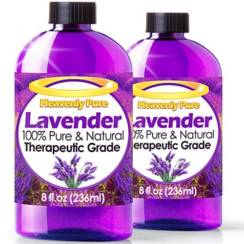 2 Pack - Lavender Essential Oil - Huge 8 OZ (2X More) 100% Pure & Natural, Therapeutic Grade - Lavender Oil is Great for Aromatherapy, Sweet Aroma, Relaxation, Hair Damage, Massage, Stress Relief