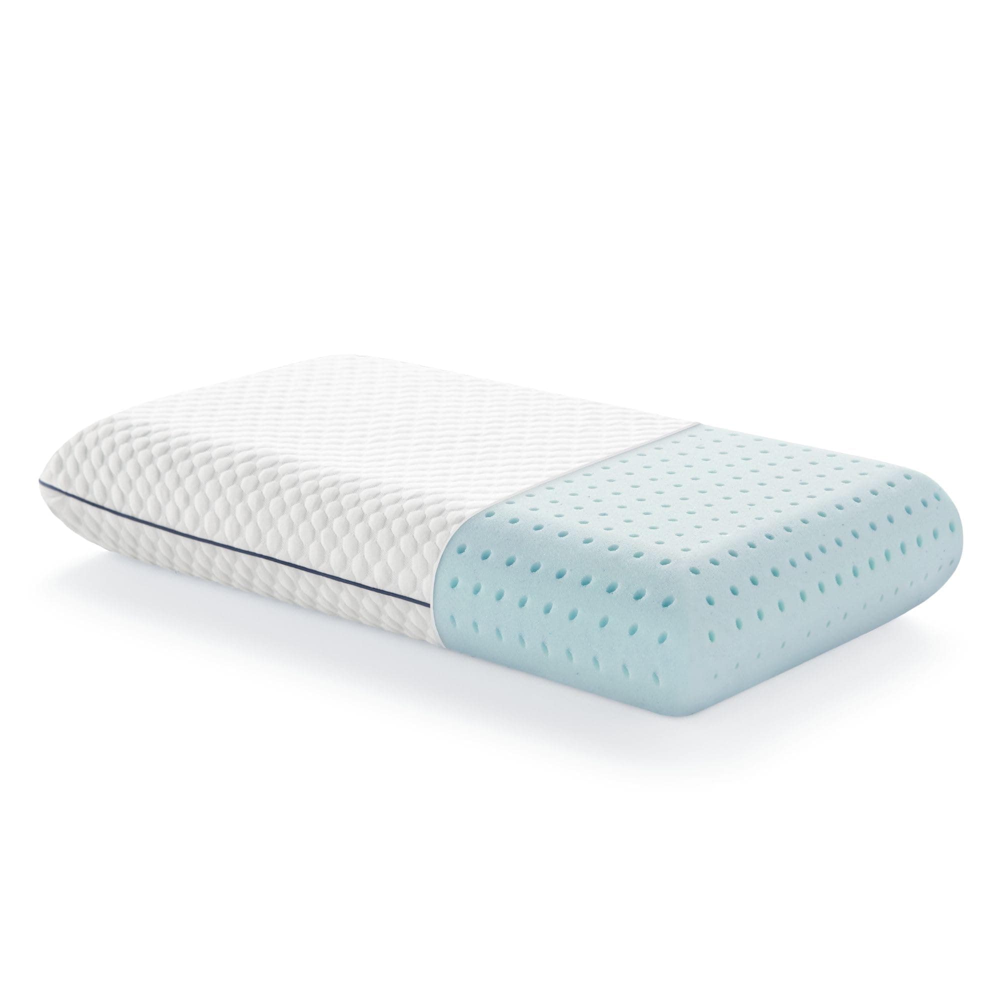 Weekender Gel Memory Foam Pillow – 1 Pack Queen Size Ventilated - Washable Cover White