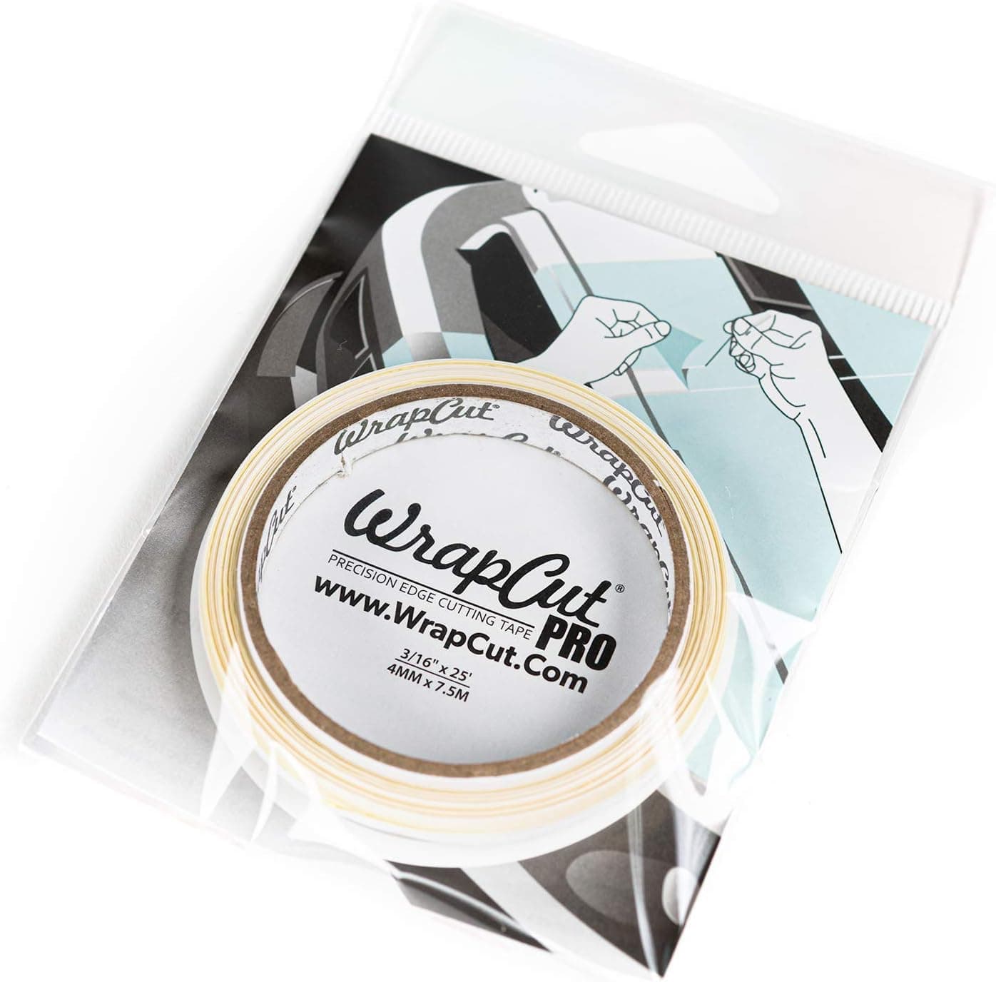 VViViD Wrap Cut PRO, Edge Cutting Tape 25ft, 1 Roll