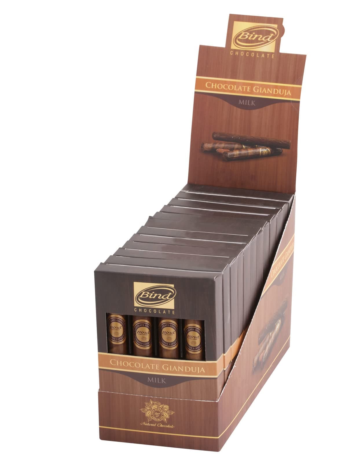 BIND Milk Chocolate Bar Filled With Gianduja - Multi Pack 1-pack 100g