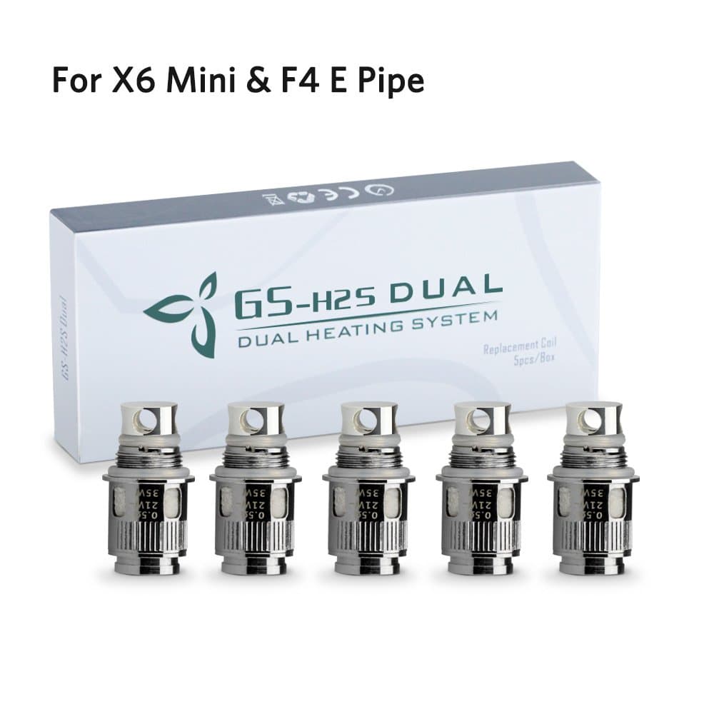 K1000 Plus 5 Pcs Original E Pipe Atomizer Core Coil Head 0.5 ohm for F4 X6 E Cig Vape Pen, E Cigarette Vaporizer Clearomiser | Electronic Cigarette Vaping Starter Kit Clearomizer, No Nicotine