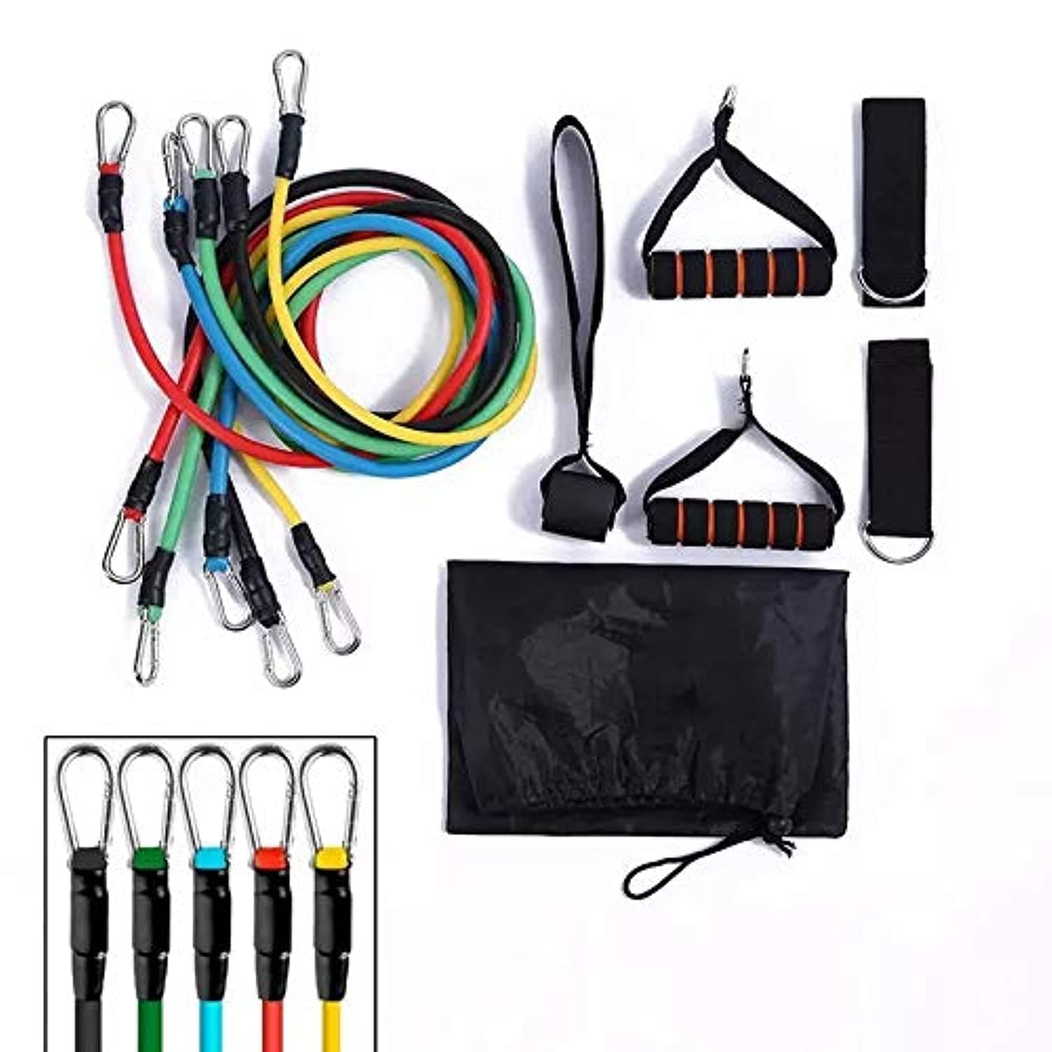 Resistance Bands Set for Workout - 11 Pieces