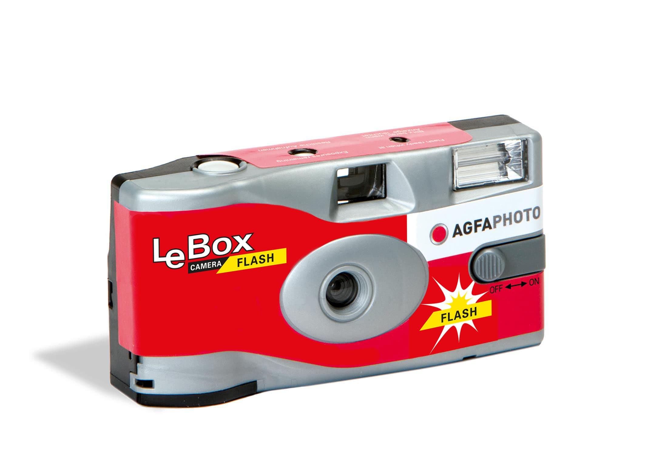 Agfa LeBox Flash Film Camera with Built-in Flash 27 Exposures