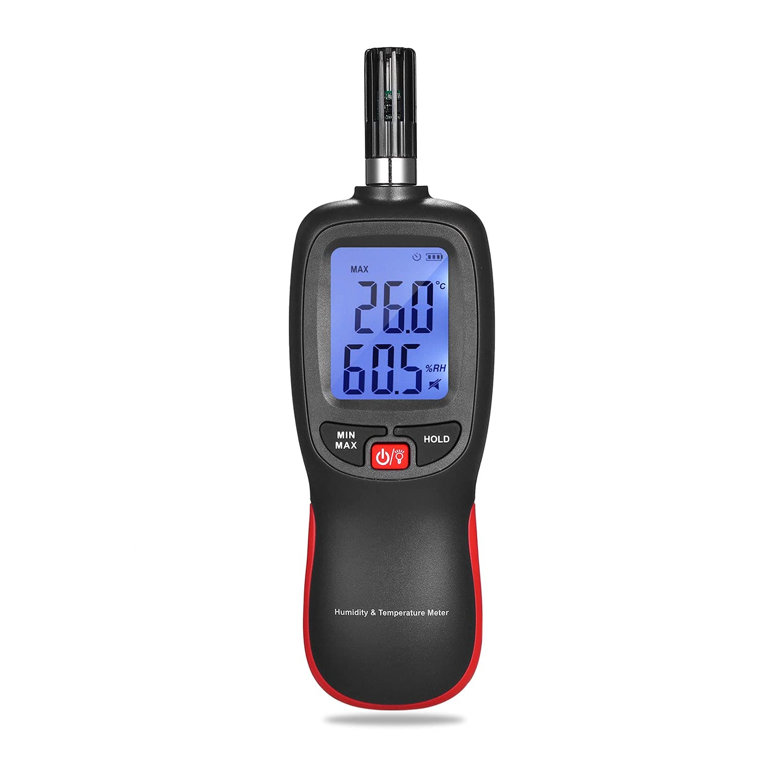 Temperature and Humidity Meter Digital Temperature and Humidity Meter LCD Thermo-Hygrometer Mini Thermometer Hygrometer Psychrometer Wet Bulb Dew Point Temperature