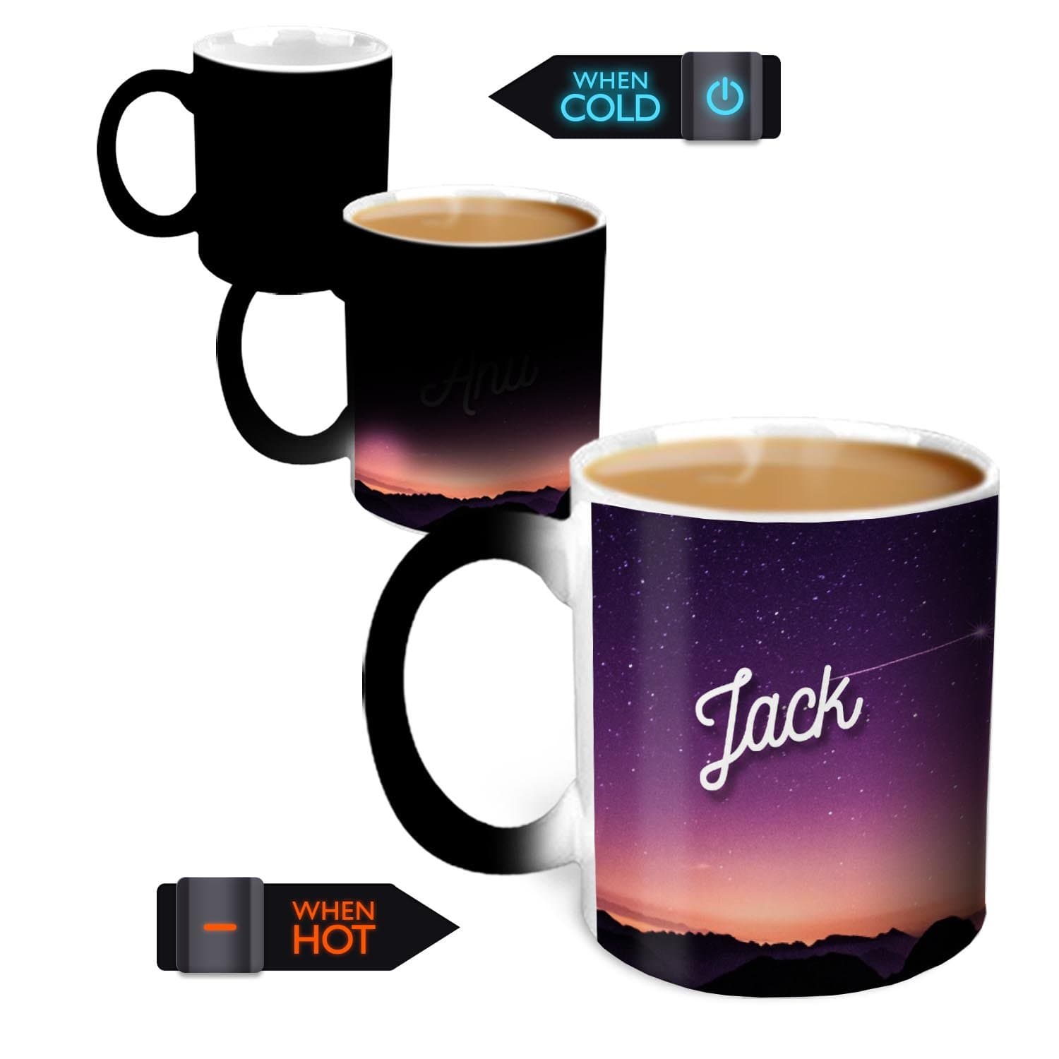 Hot Muggs You're The Magic Jack Magic Mug Personalised Name Ceramic, 315ml, 1 Unit,Valentine Gift