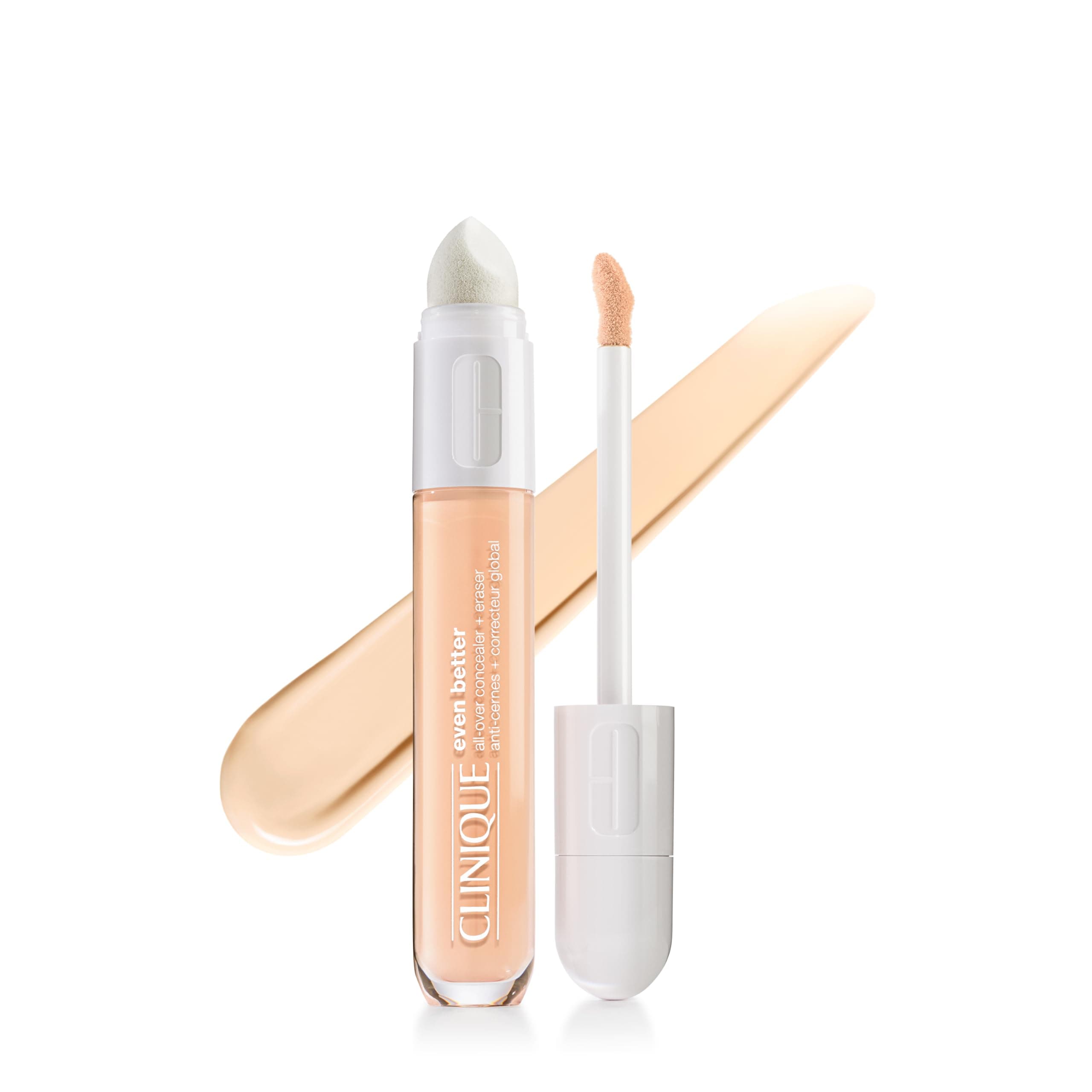 Even Better All-Over Full Coverage Concealer + Eraser Makeup For Dark Undereye Circles | With Hyaluronic Acid + Caffeine | Hydrating, Brightening + Depuffing