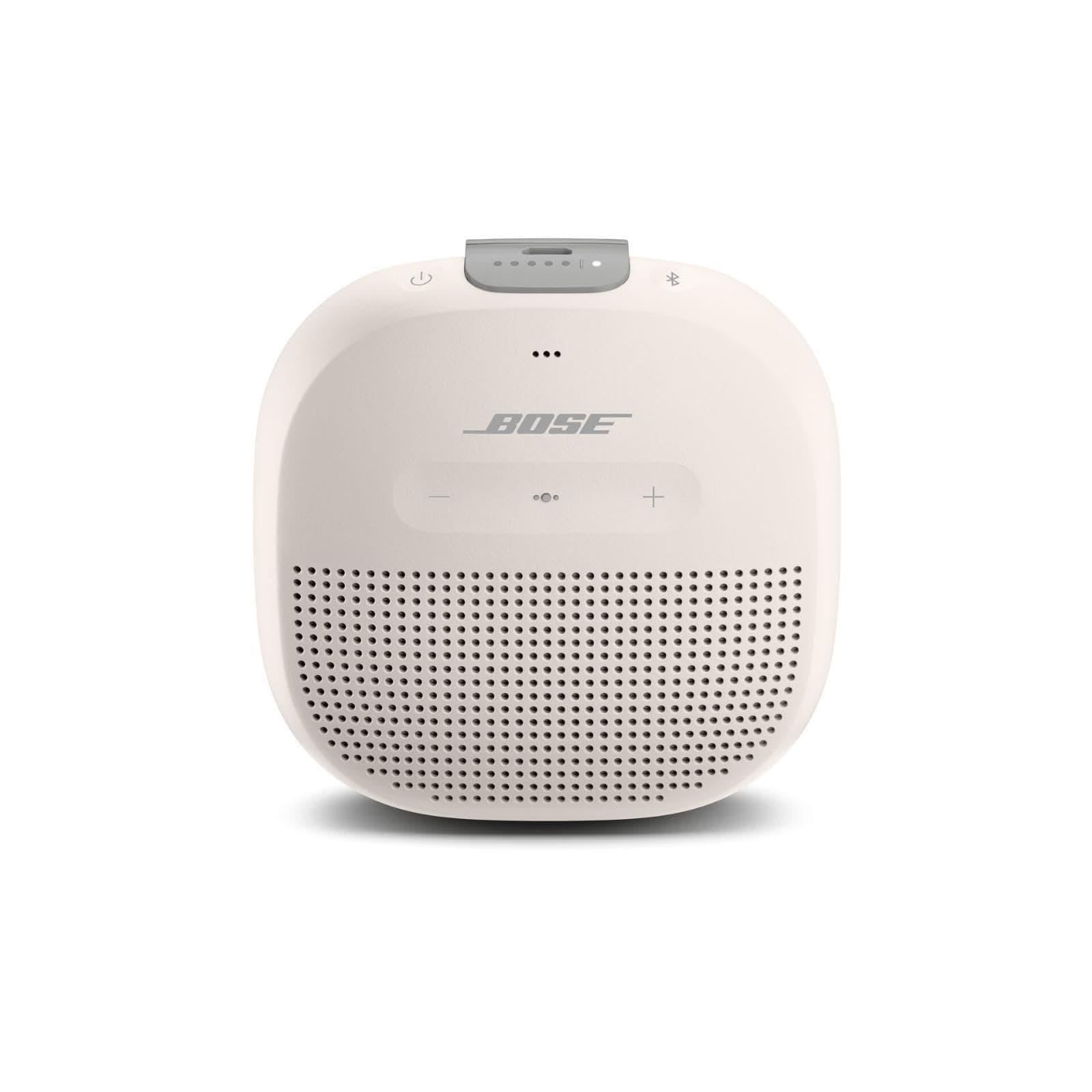 SoundLink Micro Bluetooth Speaker: Small Portable Waterproof Speaker with Microphone, White