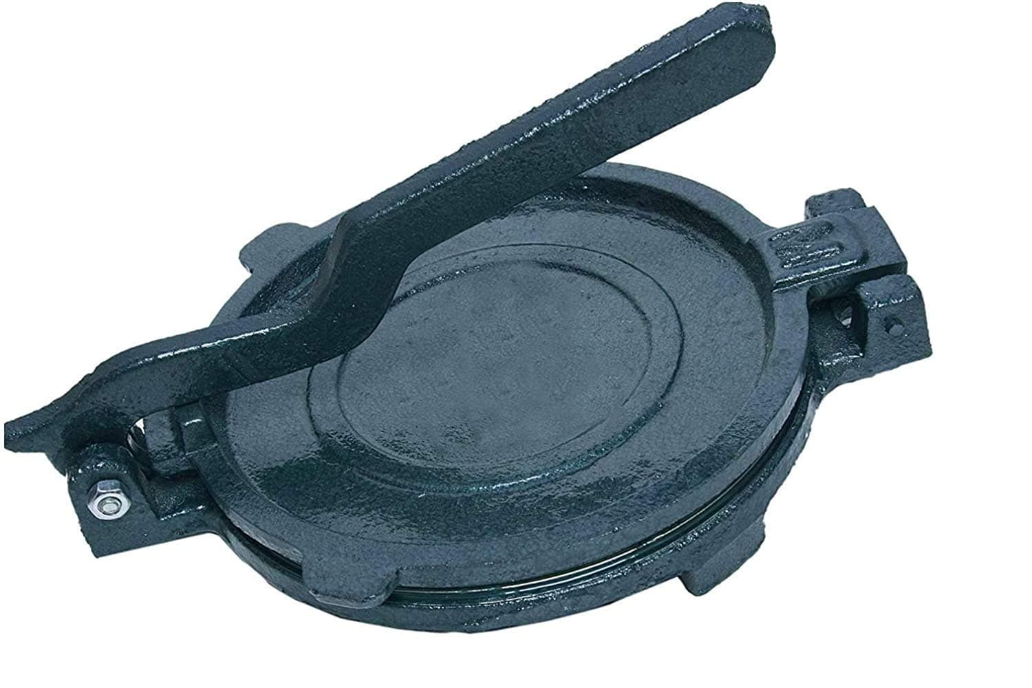 Mils Pickfully Heavy Quality Iron (CI Casting) Bid Puri Maker, Puri Press For Kitchen, Chapati Machine Roti Maker 19 CM (Black)
