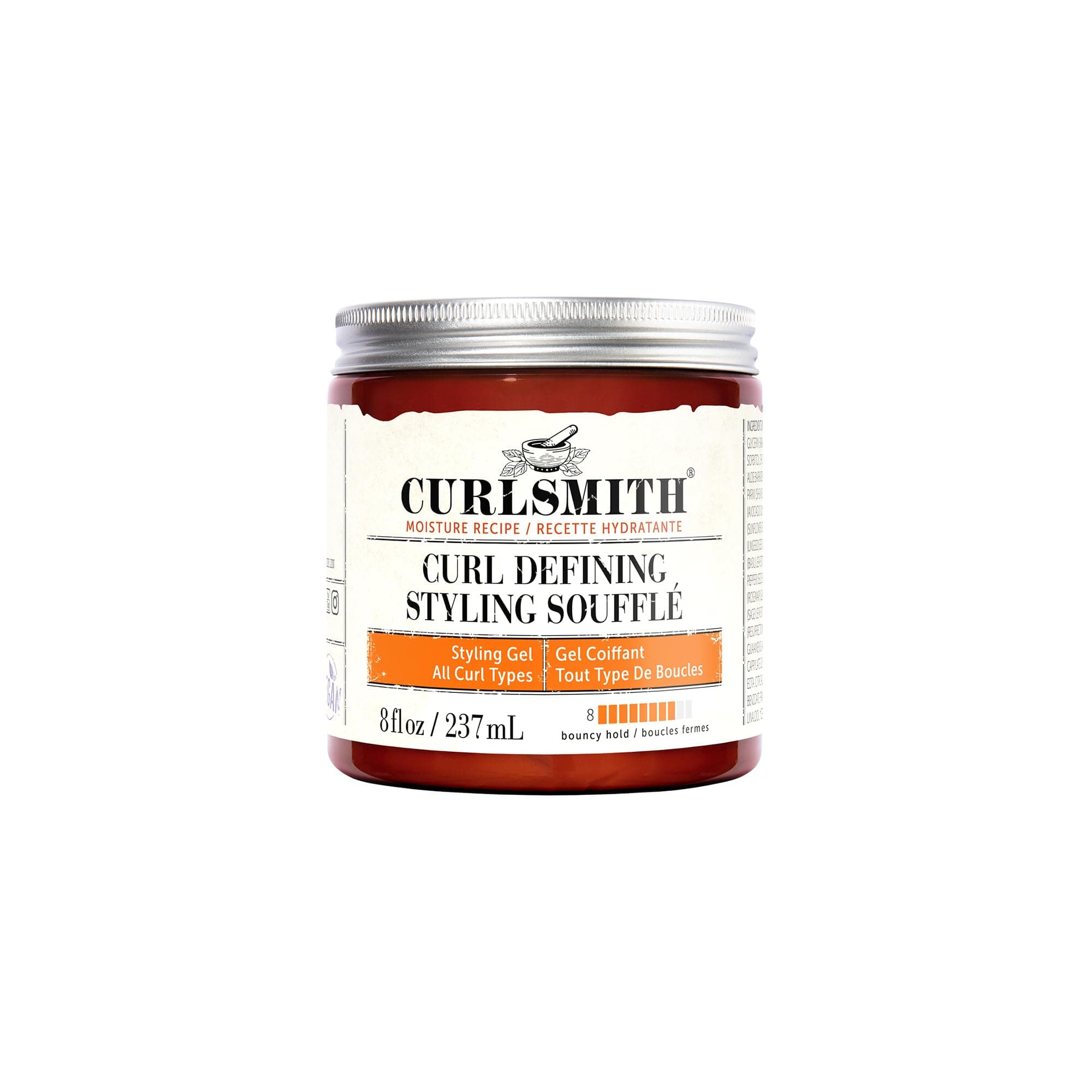 Curlsmith Curl Defining Styling Soufflé - Vegan Medium Hold Styling Gel for Wavy, Curly and Kinky Hair (237ml)