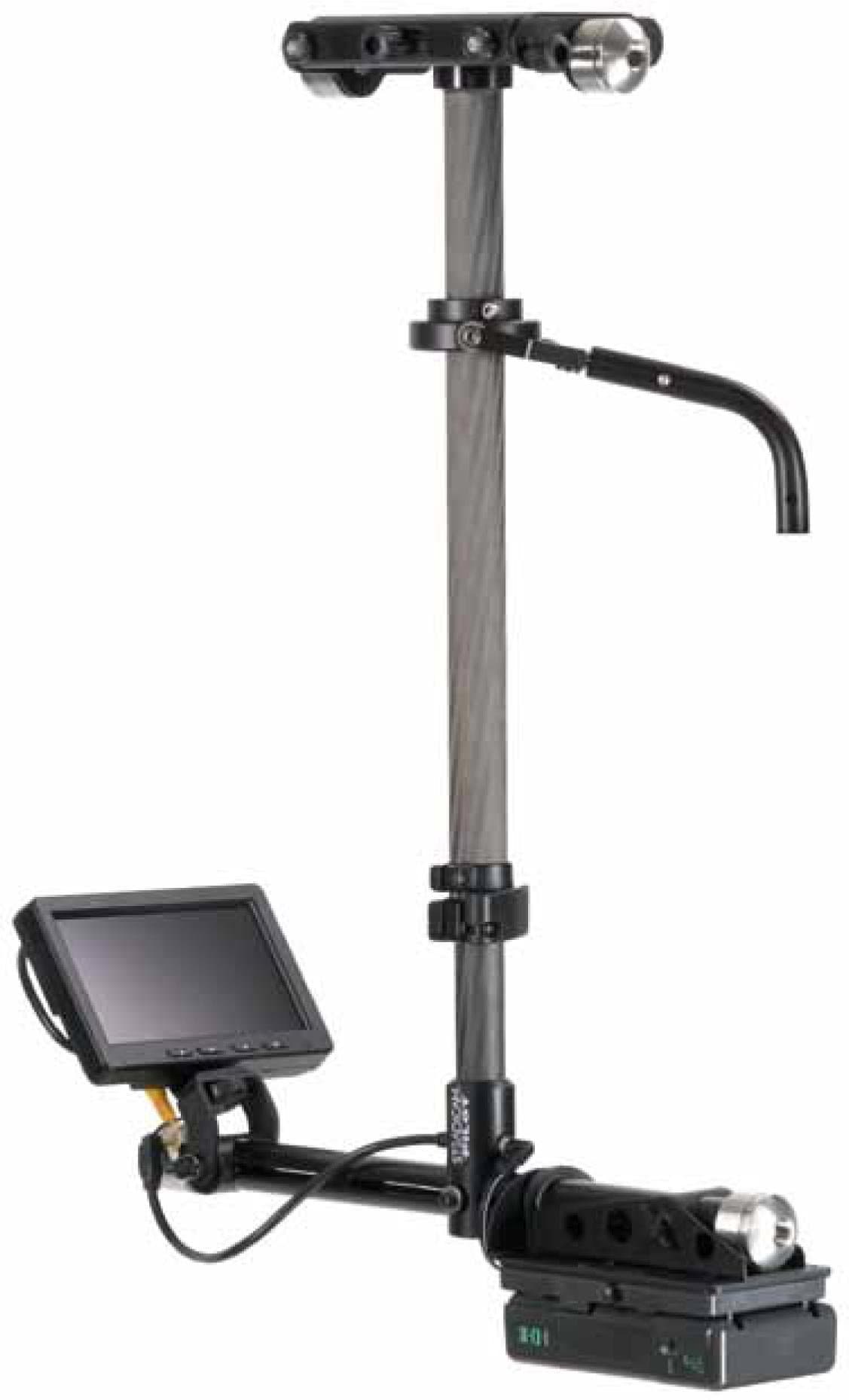 Steadicam Pilot (pilotvl) Stabilisation For Video Cameras,v-lock Battery Mount,5.8" Lcd Monitor,sled,vest & Arm.