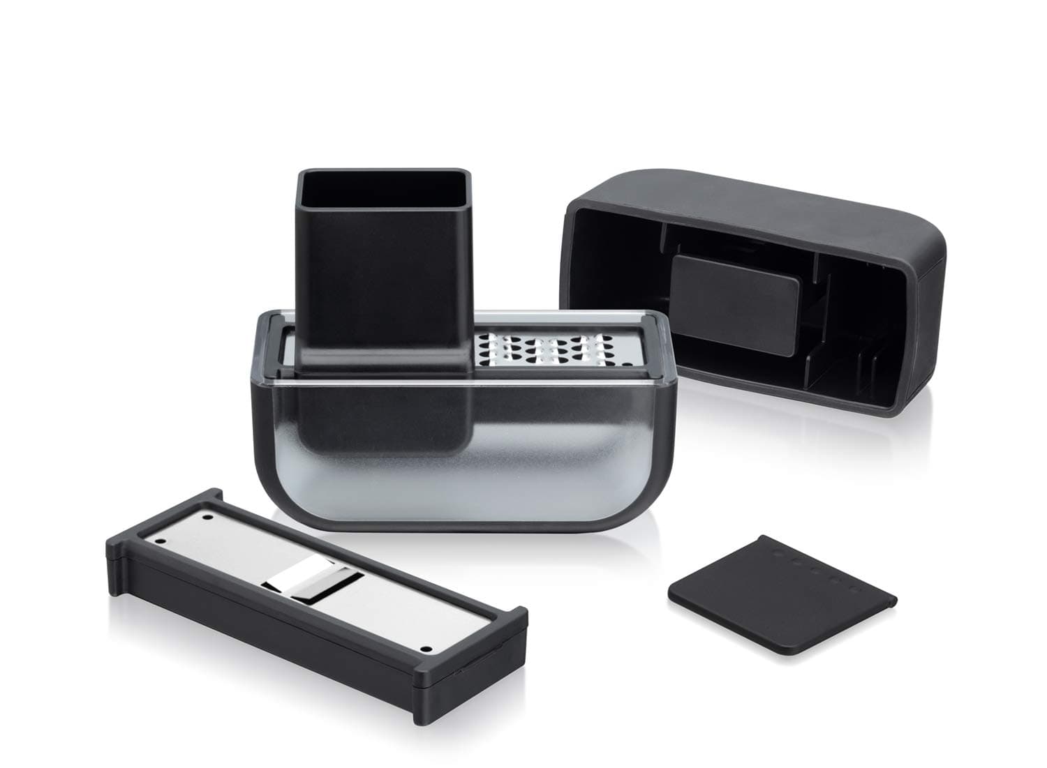 Microplane Garlic Mincer and Slicer Set (Black)