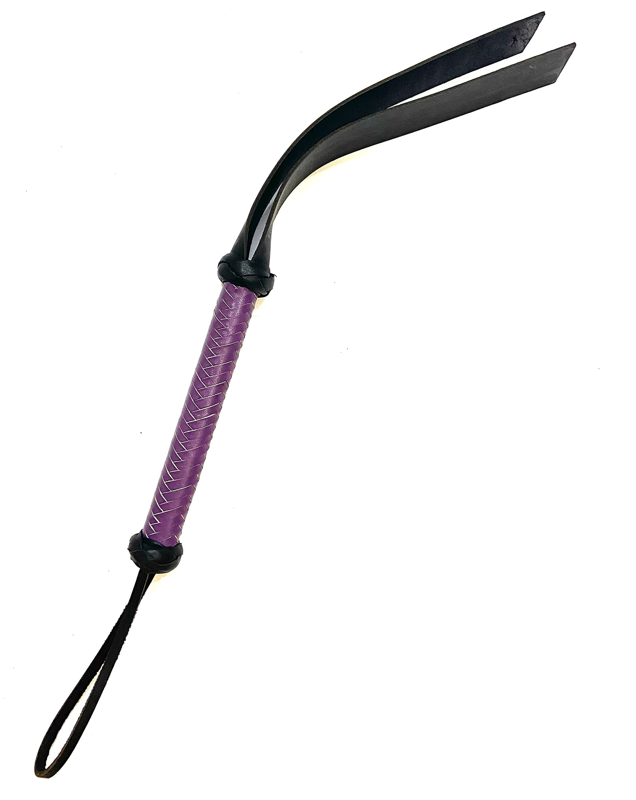 21" Leather Flogger Whip, Kids