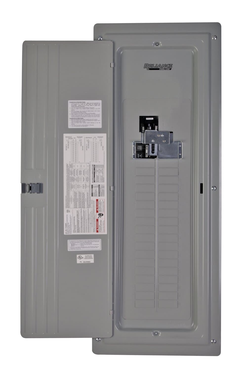 Reliance Controls Corporation TTV2010D Main Breaker Panel/Link