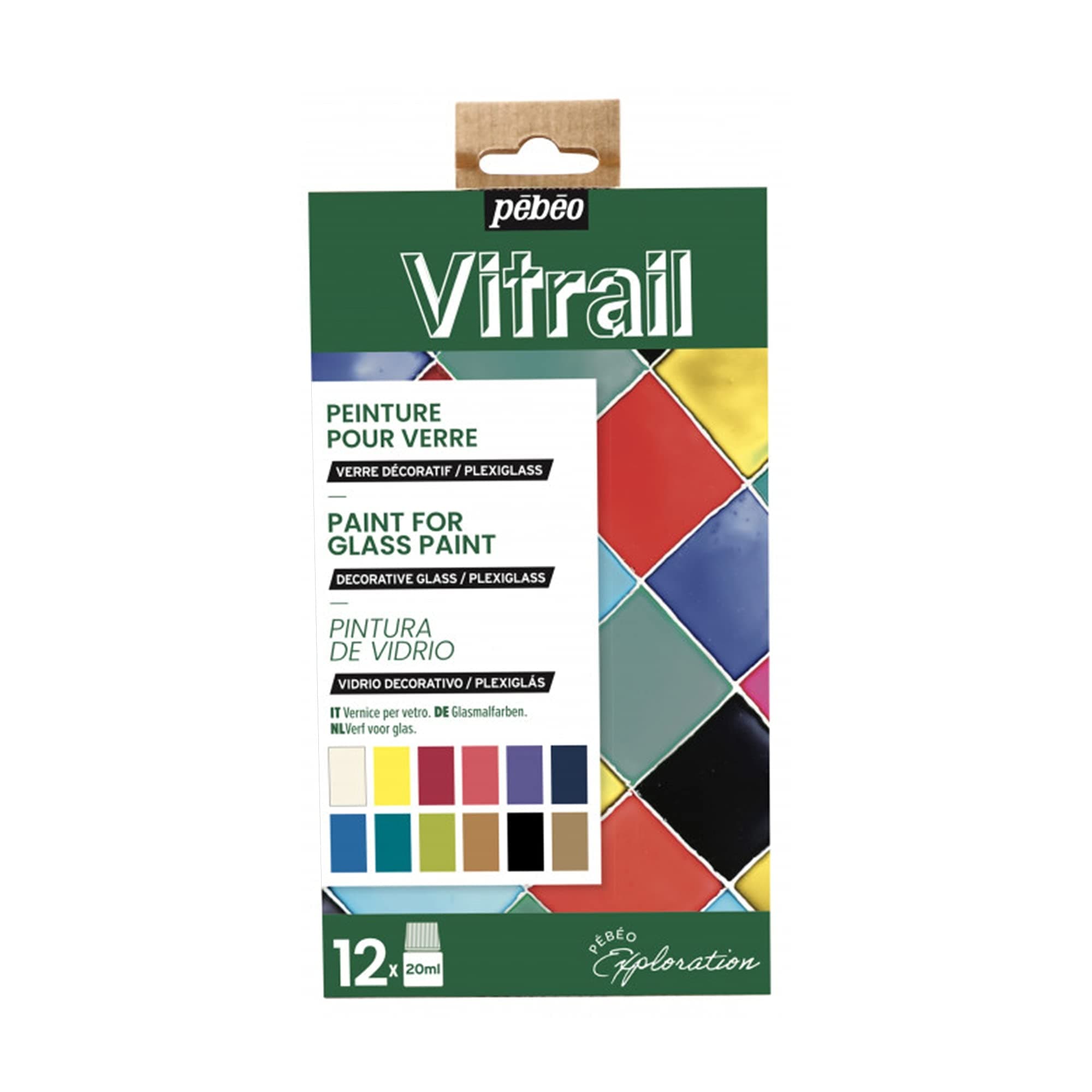 VITRAIL Explorer Set, 12X20ML, Assorted 240 Millilitre