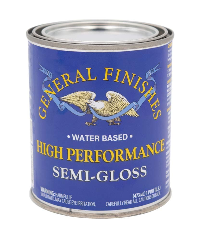 High Performance Water Based Topcoat, 1 Pint, Semi-Gloss