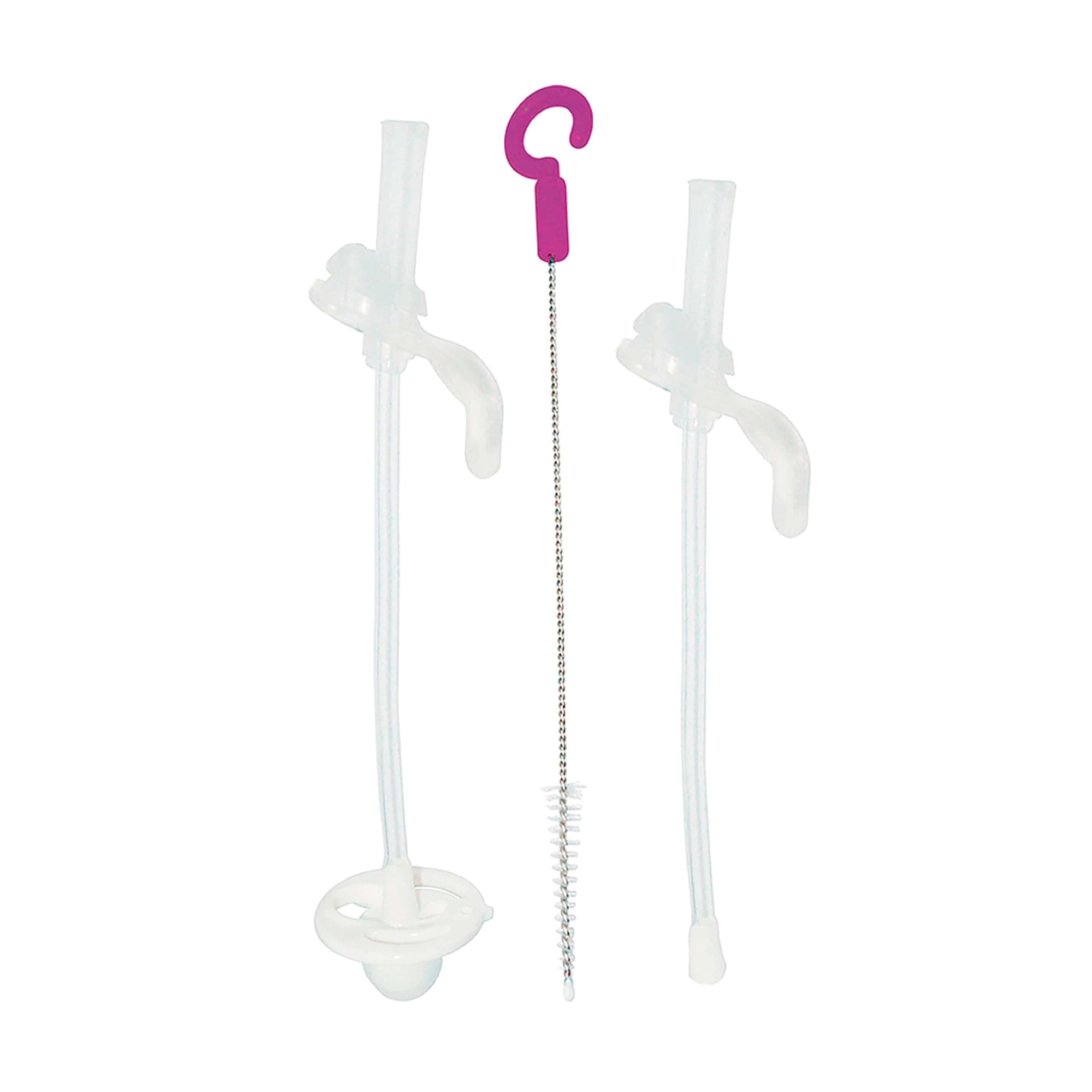 Sippy Cup Replacement Straw Pack: Includes 1 Replacement Straw with Weight, 1 Cleaning Brush, Fits b.box Sippy Cups