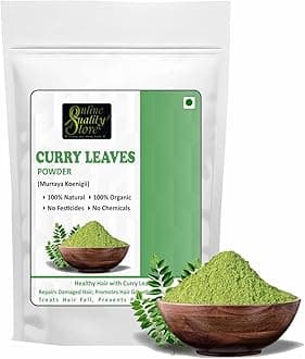 Curry Leaves Powder -100g | Curry Patta Powder for hair growth, Eating