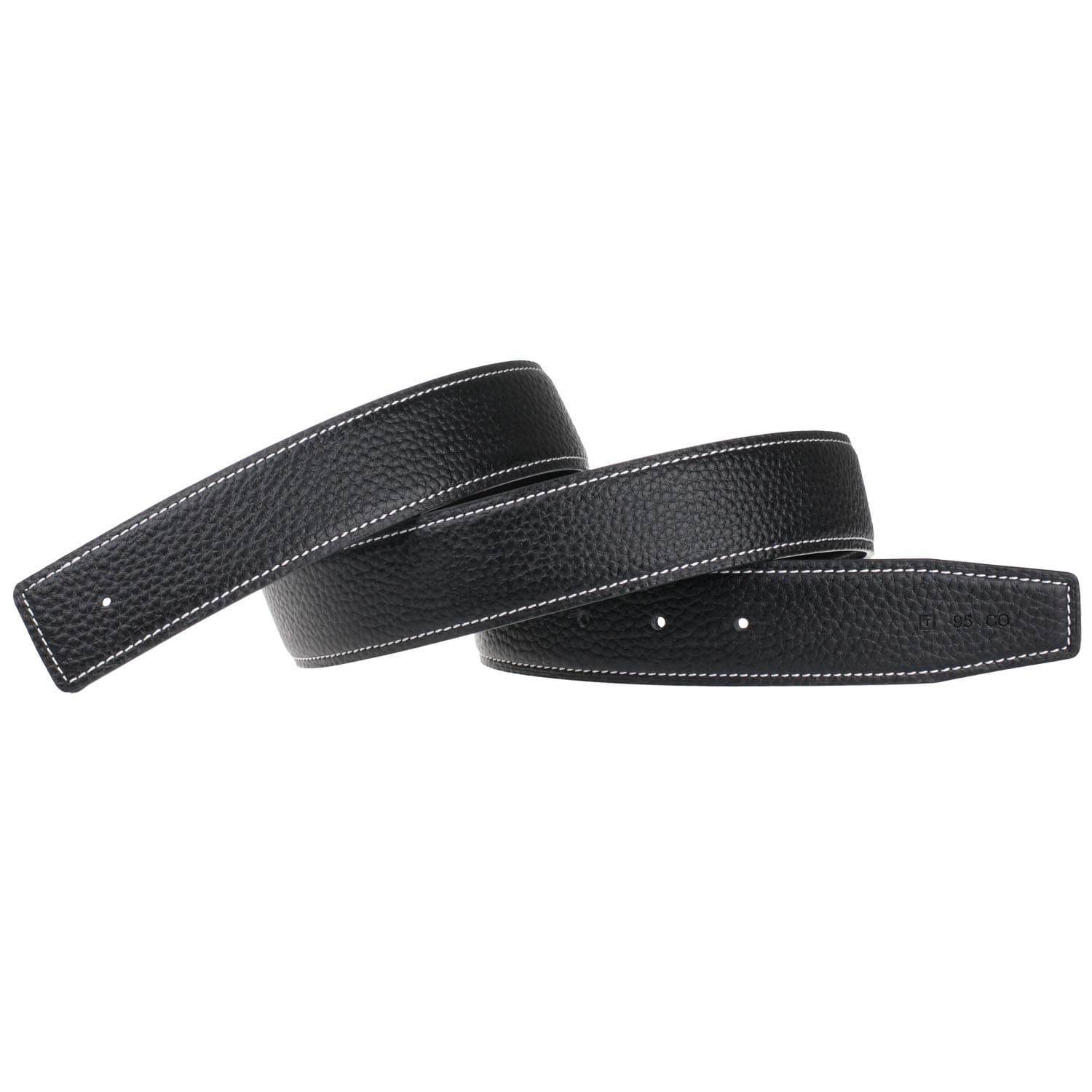 UzHotH Full Grain Leather Belt Strap Without Buckle Blank Replacement Strip For Women And Men 38mm Wide