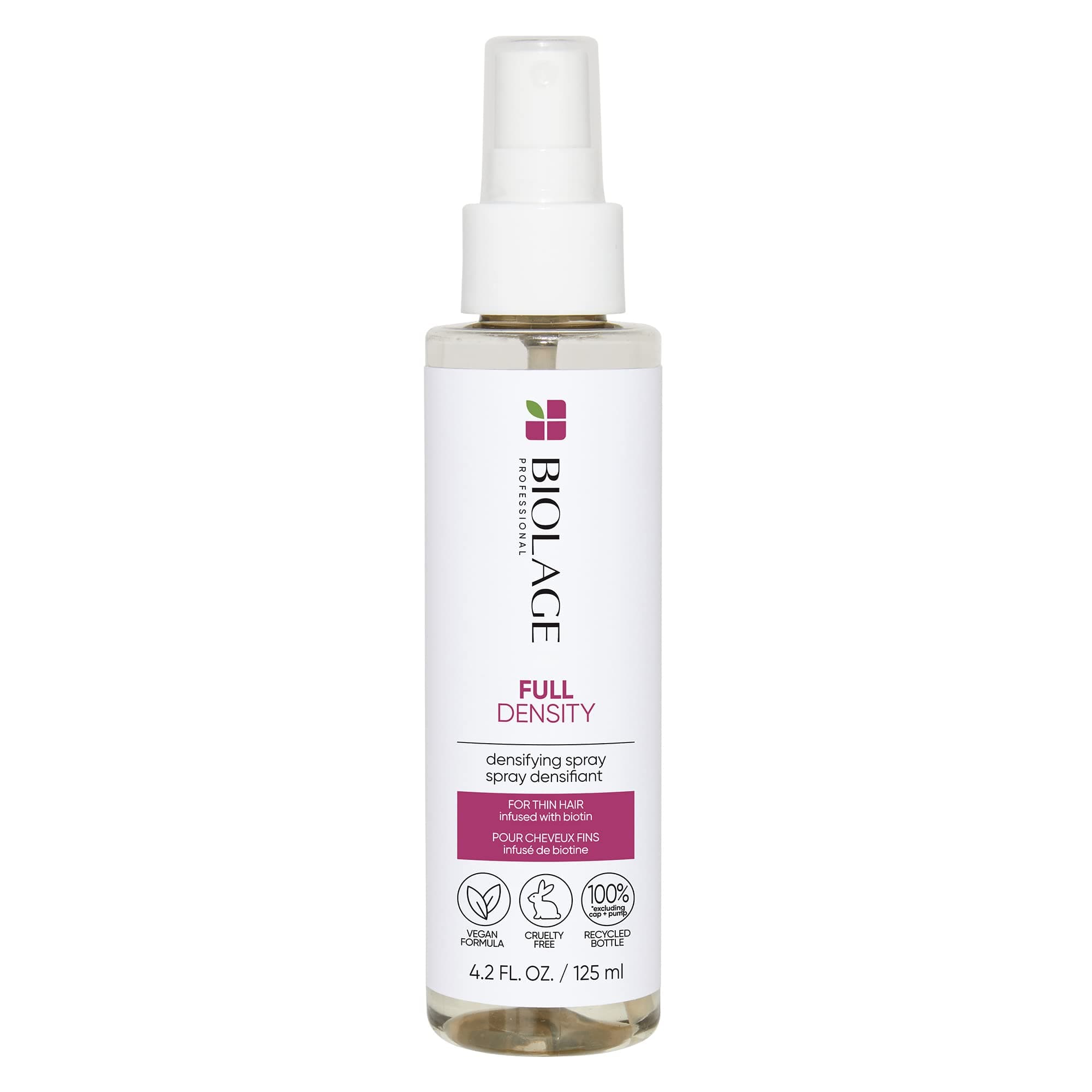 BiolageFull Density Densifying Leave-in Spray For Thin & Fine Hair - Provides Volume For Fuller and Thicker Hair With Biotin, Vegan and Cruelty, Paraben & Silicone-Free