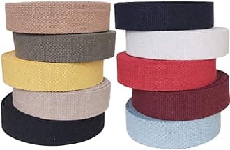 Heavy Cotton Webbing 1 1/2 Inch - Straps for Arts and Crafts - (Natural, 10 Yards) - MATADOR USEFUL GOODS