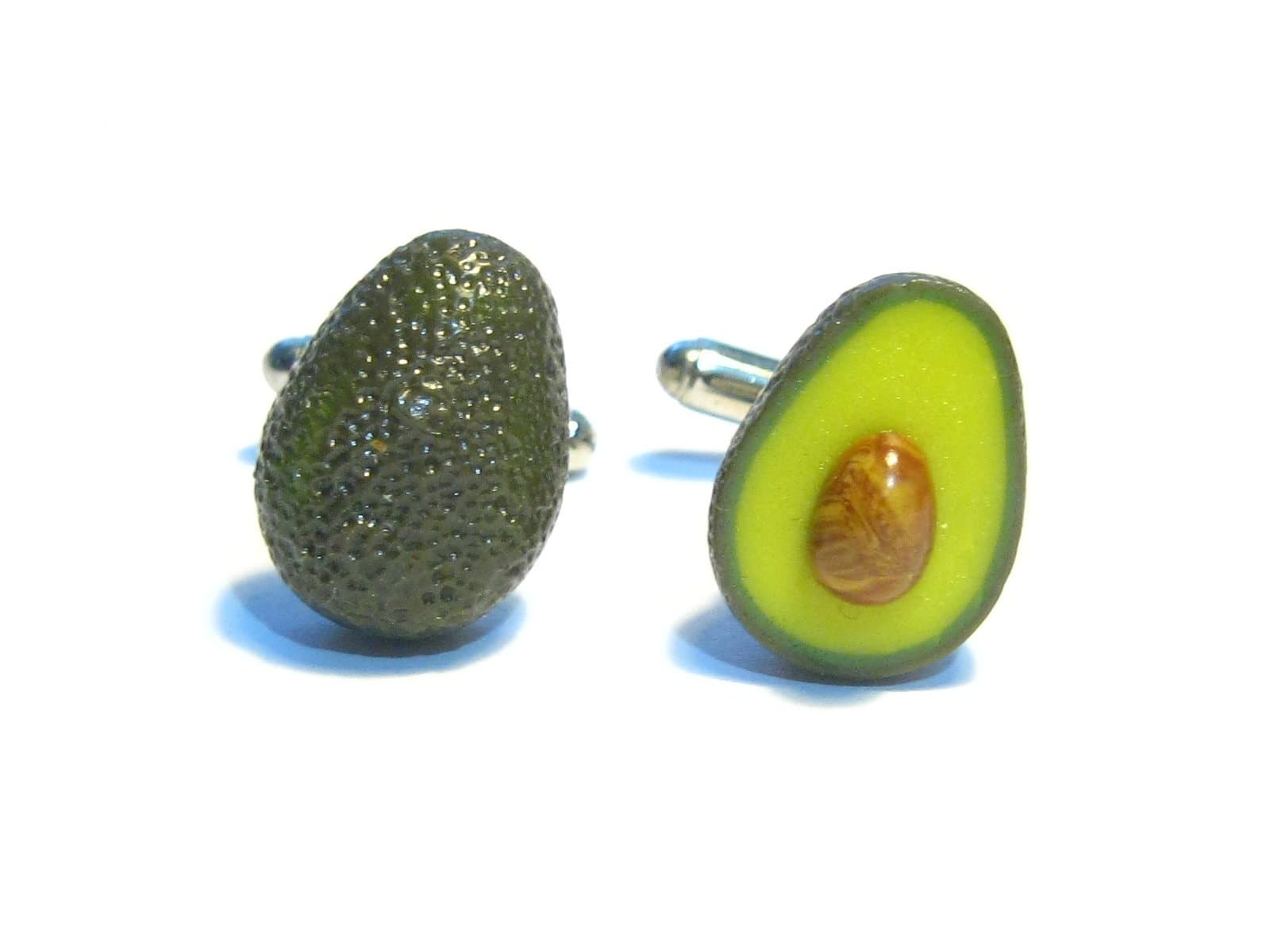 Alligator Avocado Cufflinks