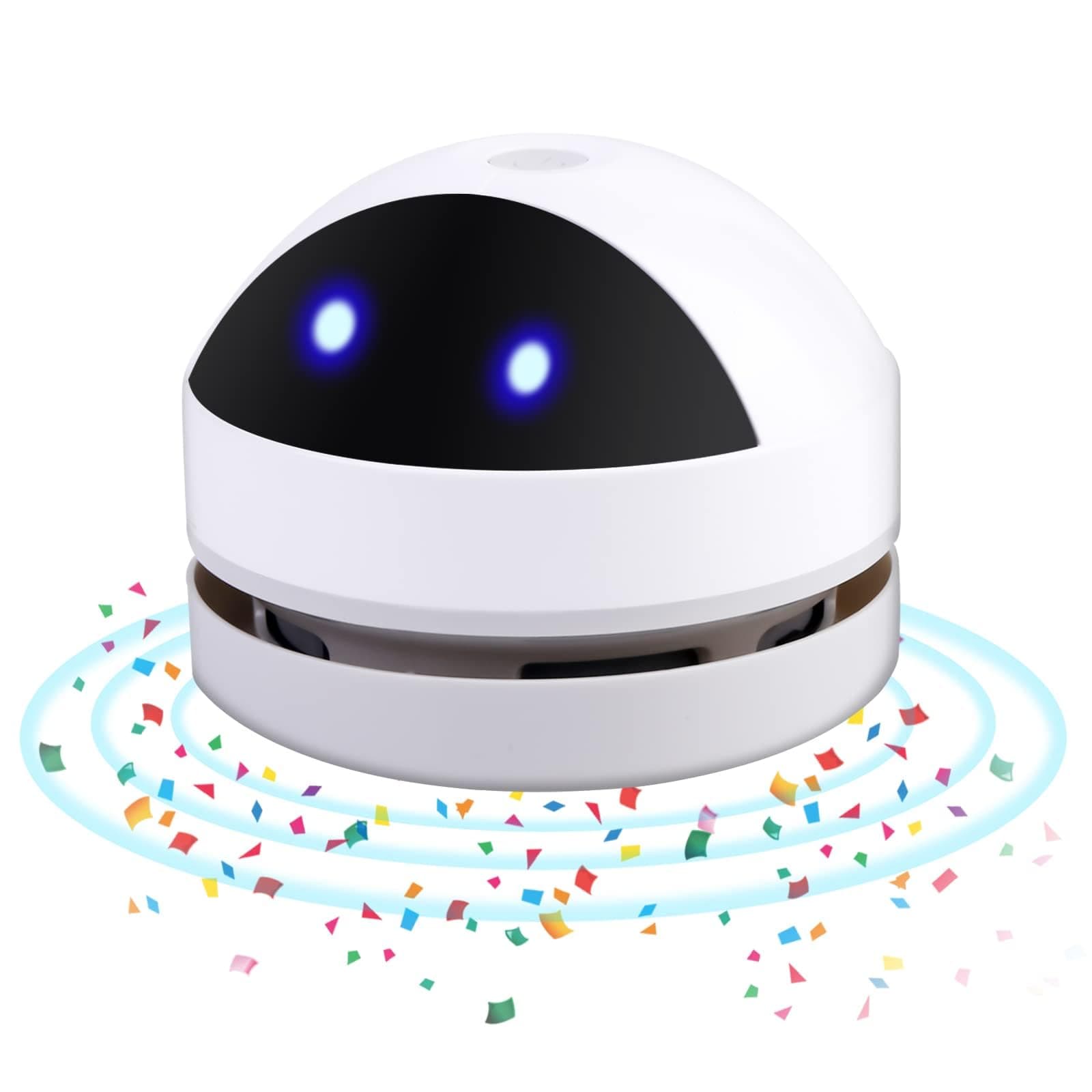 Mini Table Vacuum Cleaner, Mini Vacuum Cleaner USB Rechargeable, Portable Wireless Table Vacuum Cleaner for Cleaning Crumbs, High Suction Power Dust Cleaner for Desktop, Household, Office and Car