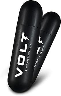 VOLT Grooming Instant Beard Color ECO 2 Pack Refill - Smudge and Water Resistant Quick Drying Brush on Color for Beards, Mustaches, and Eyebrows, Sand (Blonde)