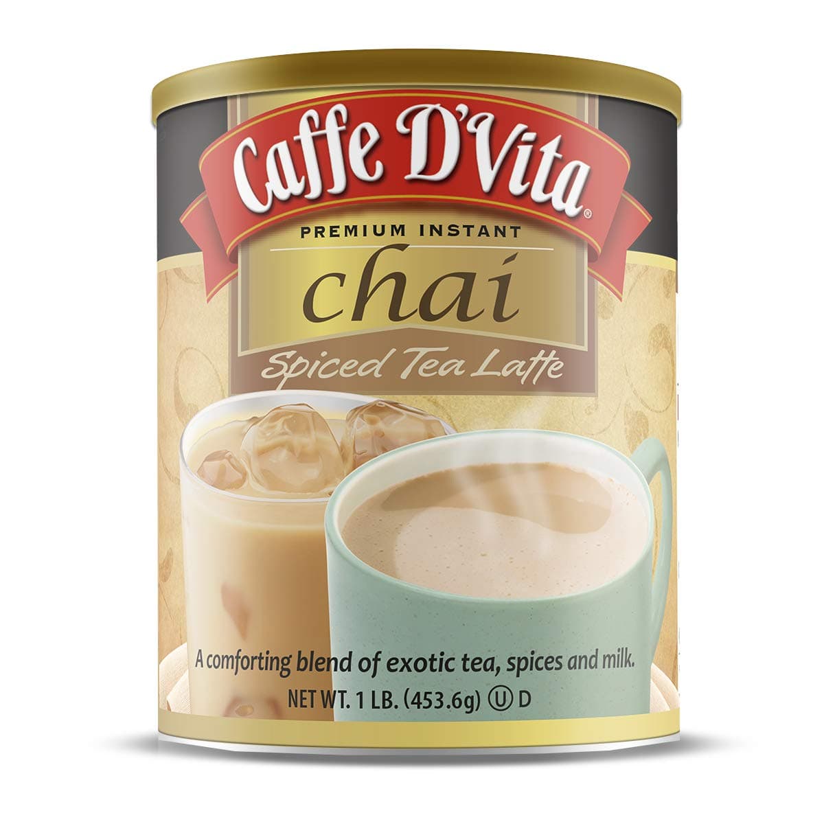Caffe D'Vita Spiced Chai 1lb Can