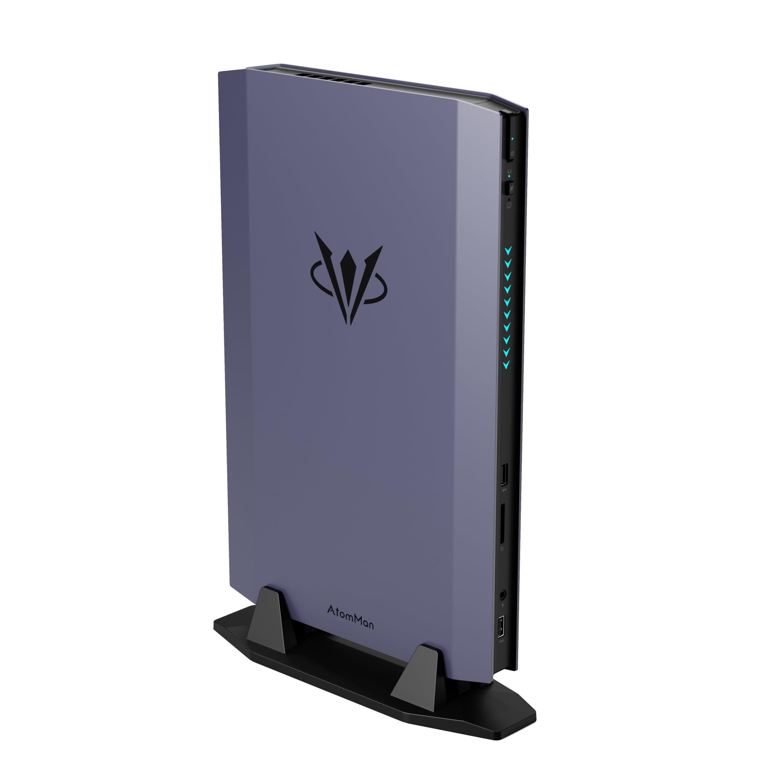 AtomMan G7 Ti Gaming Mini PC Barebone with Intel Core i9-14900HX,24 Cores/32 Threads|NVIDIA GeForce RTX 4070 Graphics(8GB DDR6),HDMI 2.1&USB4|3xUSB Type A| RGB LED |Wifi7&BT5.4(NO RAM/SSD/OS)