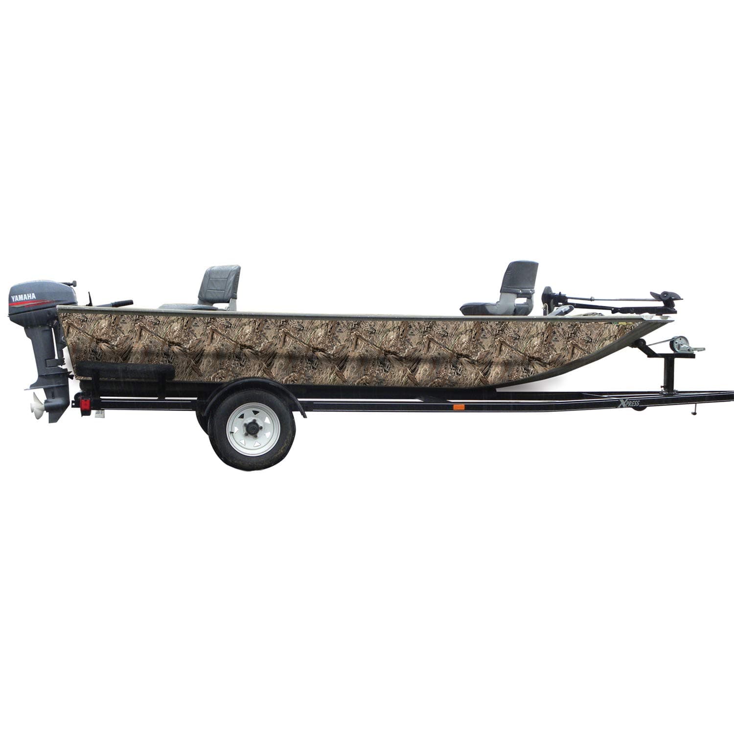 Mossy Oak Graphics Duck Blind Camo Boat Wrap Kit - Easy to Install Vinyl Wrap with Matte Finish - 18" x 16' Kit
