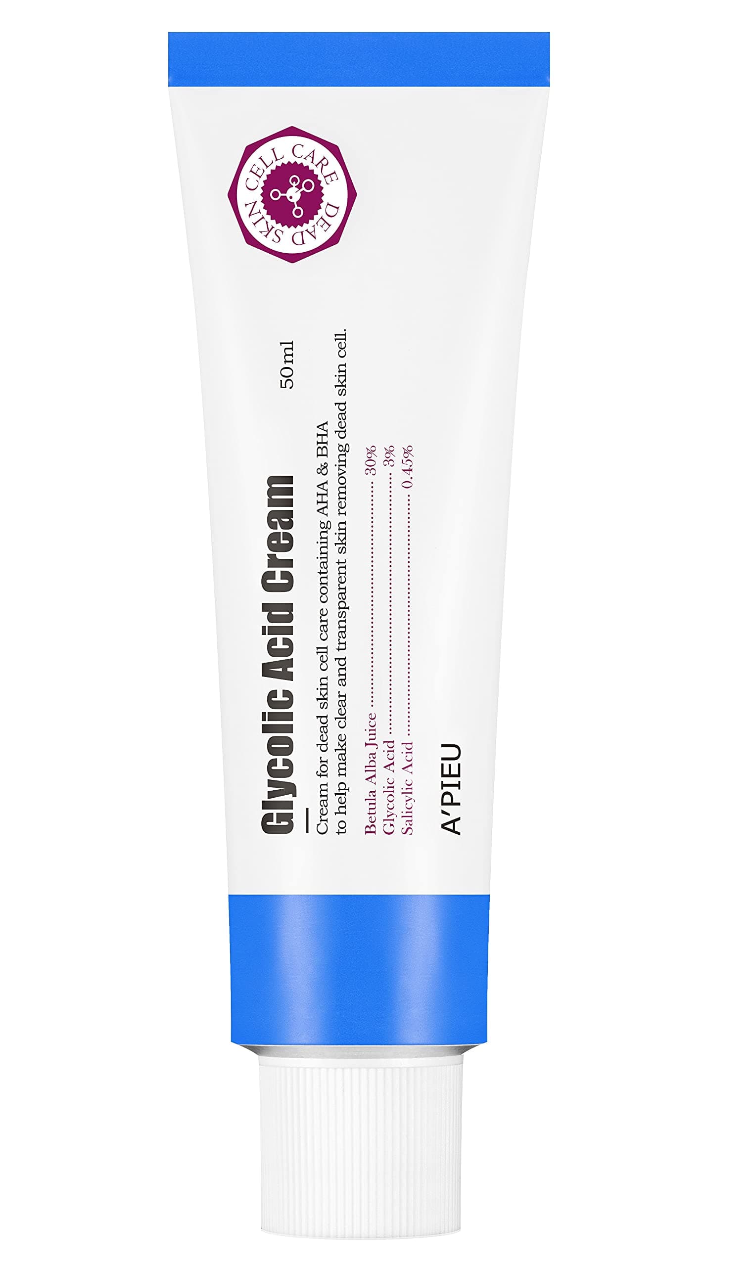 A'pieu Glycolic Acid Cream 50ml (1EA)