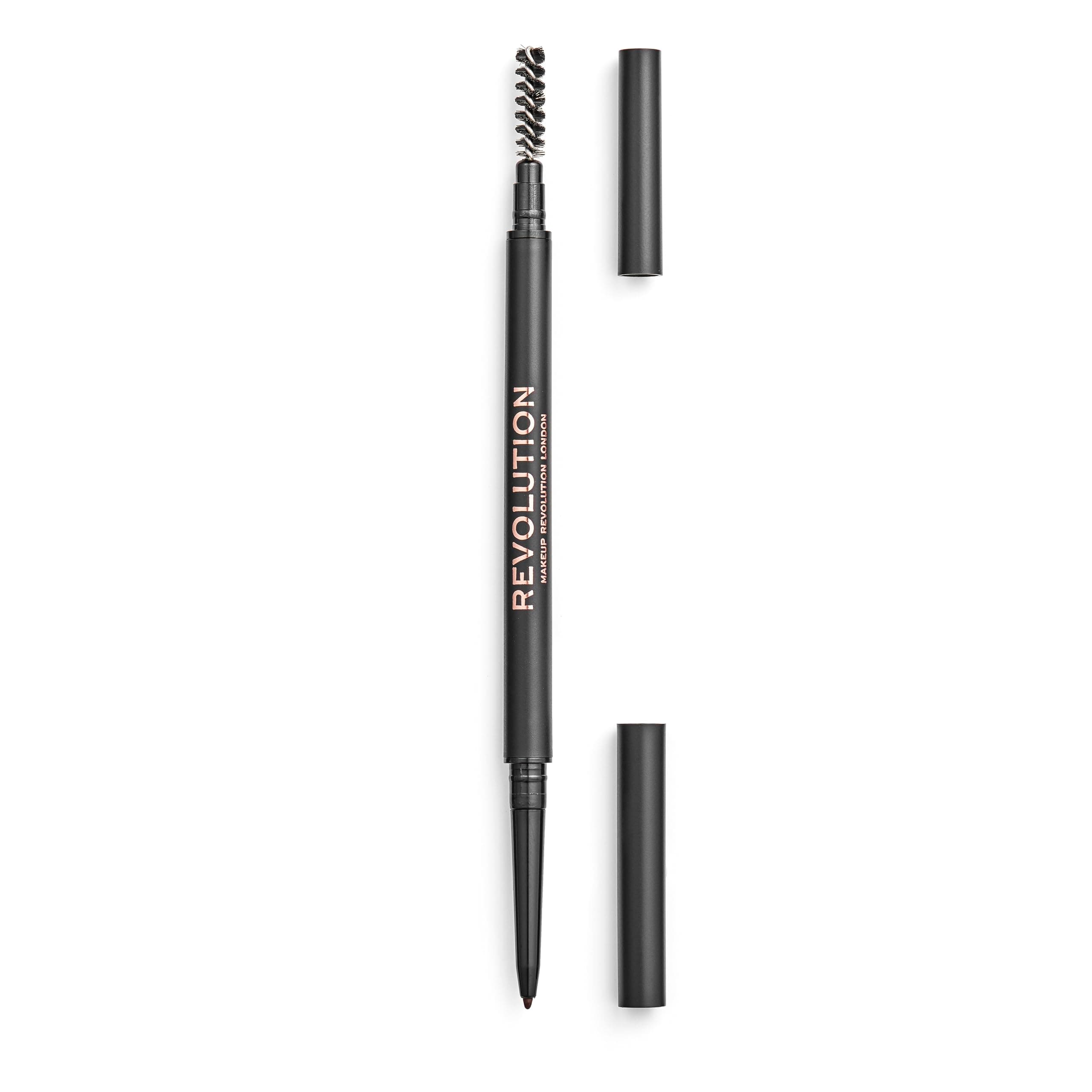 Revolution Precise Brow Pencil, Double-Ended Makeup Tool with Brush for Easy & Ultra Defined Brows and Bold Looks, Medium Brown, 0.05g