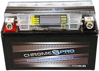 Rechargeable YTZ10S-BS iGel High Performance Motorcycle Battery - Maintenance Free - Replacement Sealed AGM