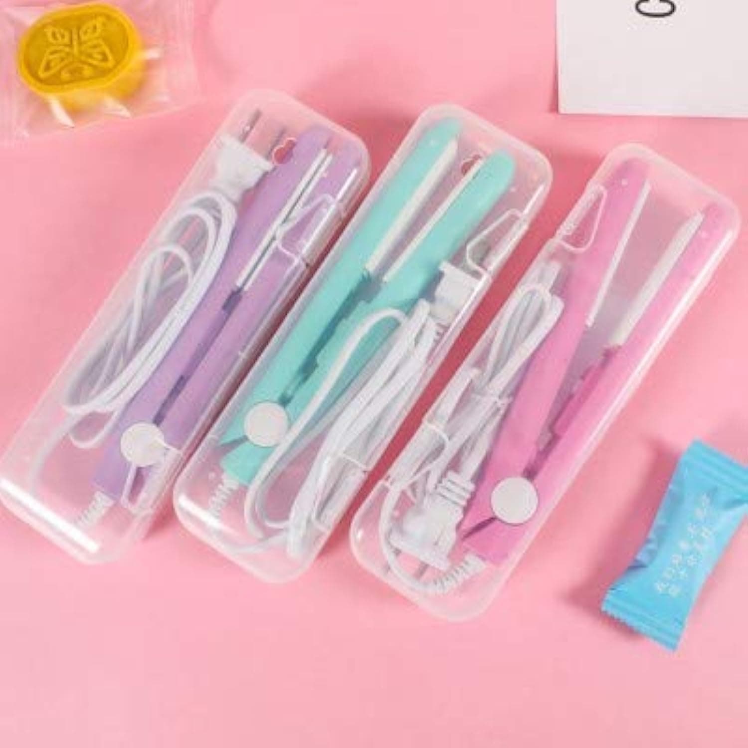 E Basket Electric Heat Sealer Machine Portable Mini Sealing Machine Manual Handheld Vacuum Sealer for Plastic Bags ,Snack/Chip Bags