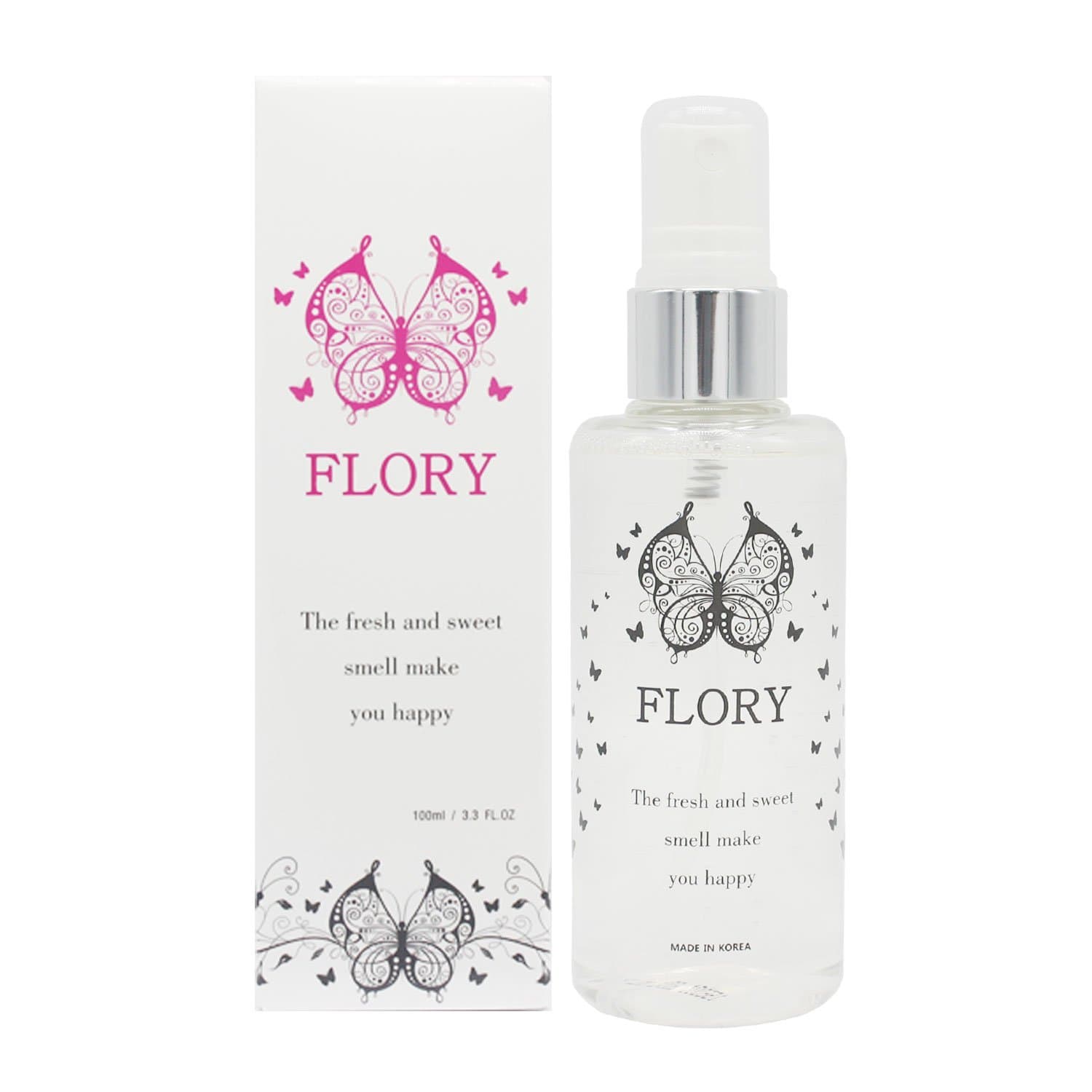 Flory Perfume Body Mist 100ml.3.3 FL.OZ Mist Body Splash Korea Cosmetics Lily fragrance