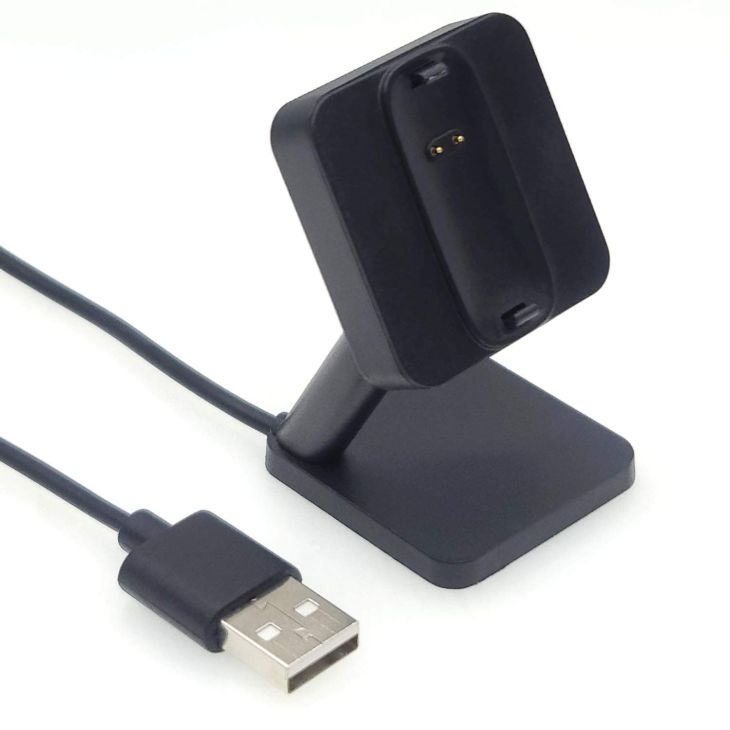 Charger Stand Compatible with Fitbit Inspire 2,Replacement Nightstand Charging Dock Display Station for Fitbit Inspire 2 with 3.3Ft USB Charging Cord,Black