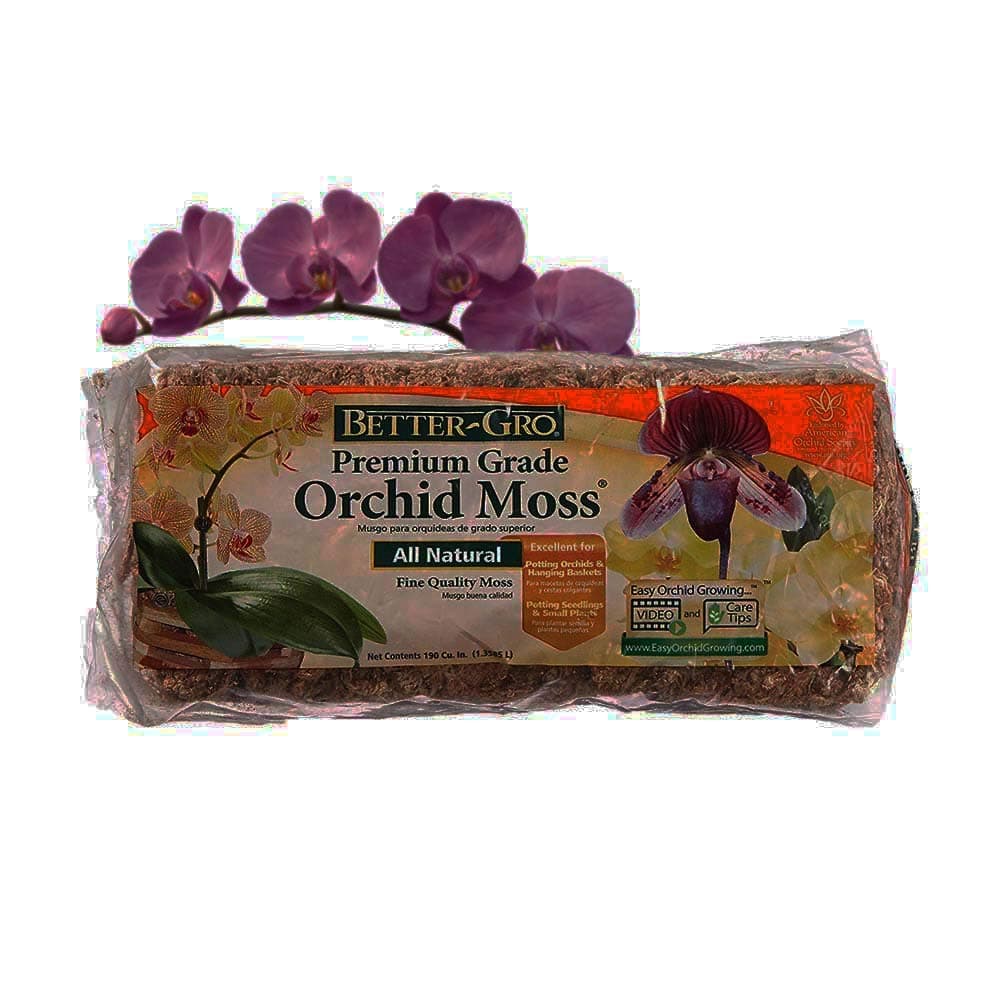 Better GRO Orchid Moss,190 cu.in (New Version)