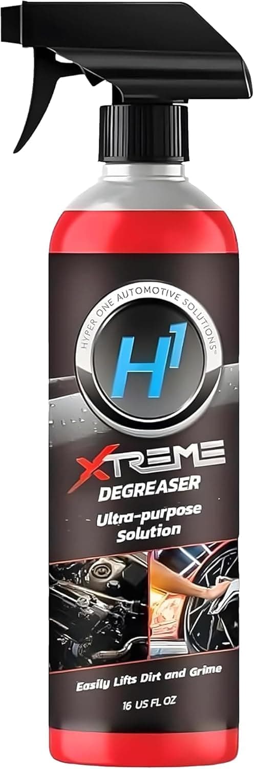 Hyper One Xtreme Kitchen Degreaser – All-Purpose Heavy Duty Cleaner for Kitchens, Outdoor Grills, Appliances, and More – Powerful Grease and Dirt Remover for Stovetops, Ovens, Countertops (16 fl oz)