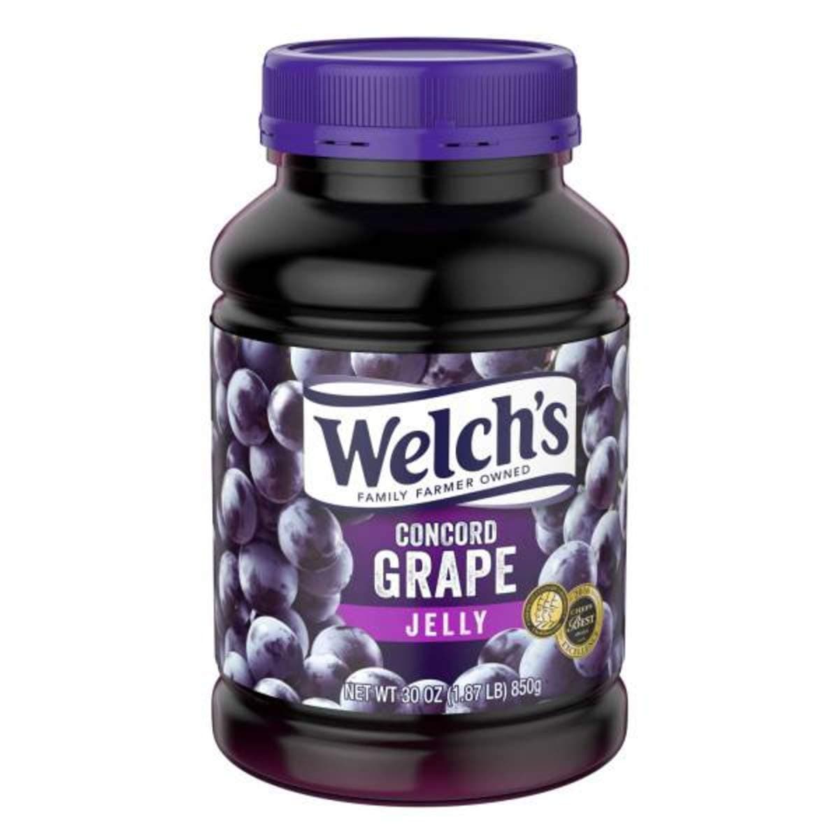Welch's Concord Grape Jelly, 30 Oz Jar
