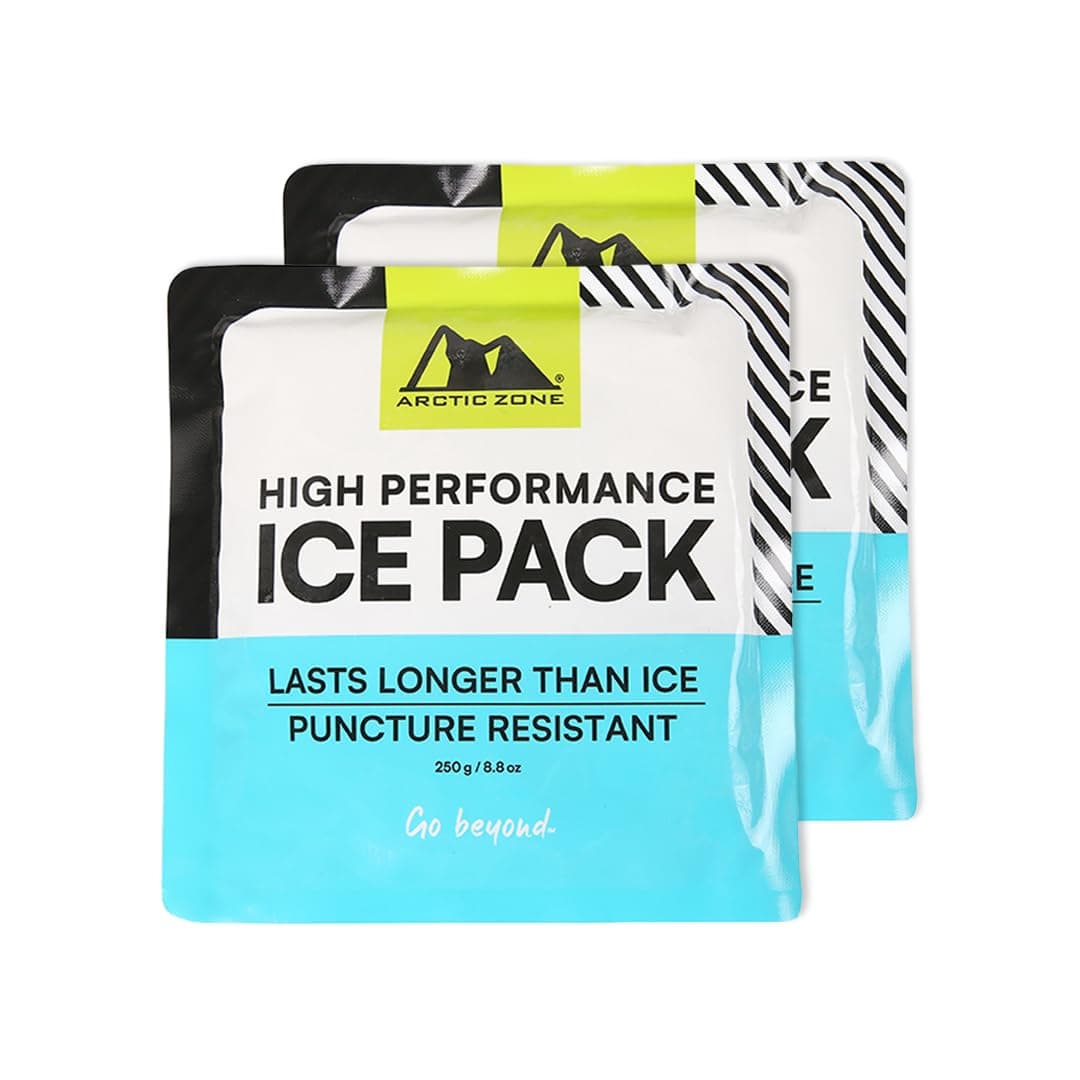Titan by Arctic Zone High Performance Ice Pack for Lunch Box or Cooler, Set of 2-250 grams each