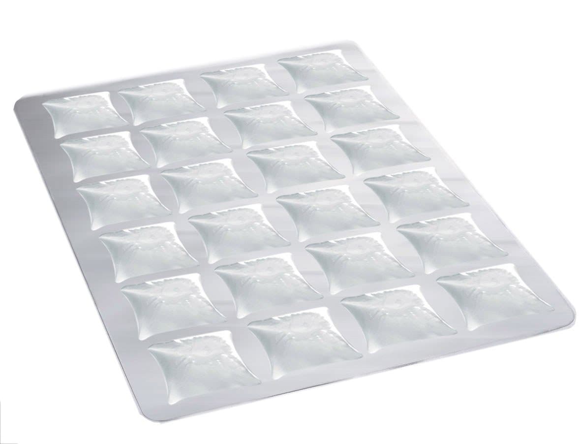 PCB Creation Mini-Half-Cushion Plastic Entremet Mold, 24 Cavities (1 Each)