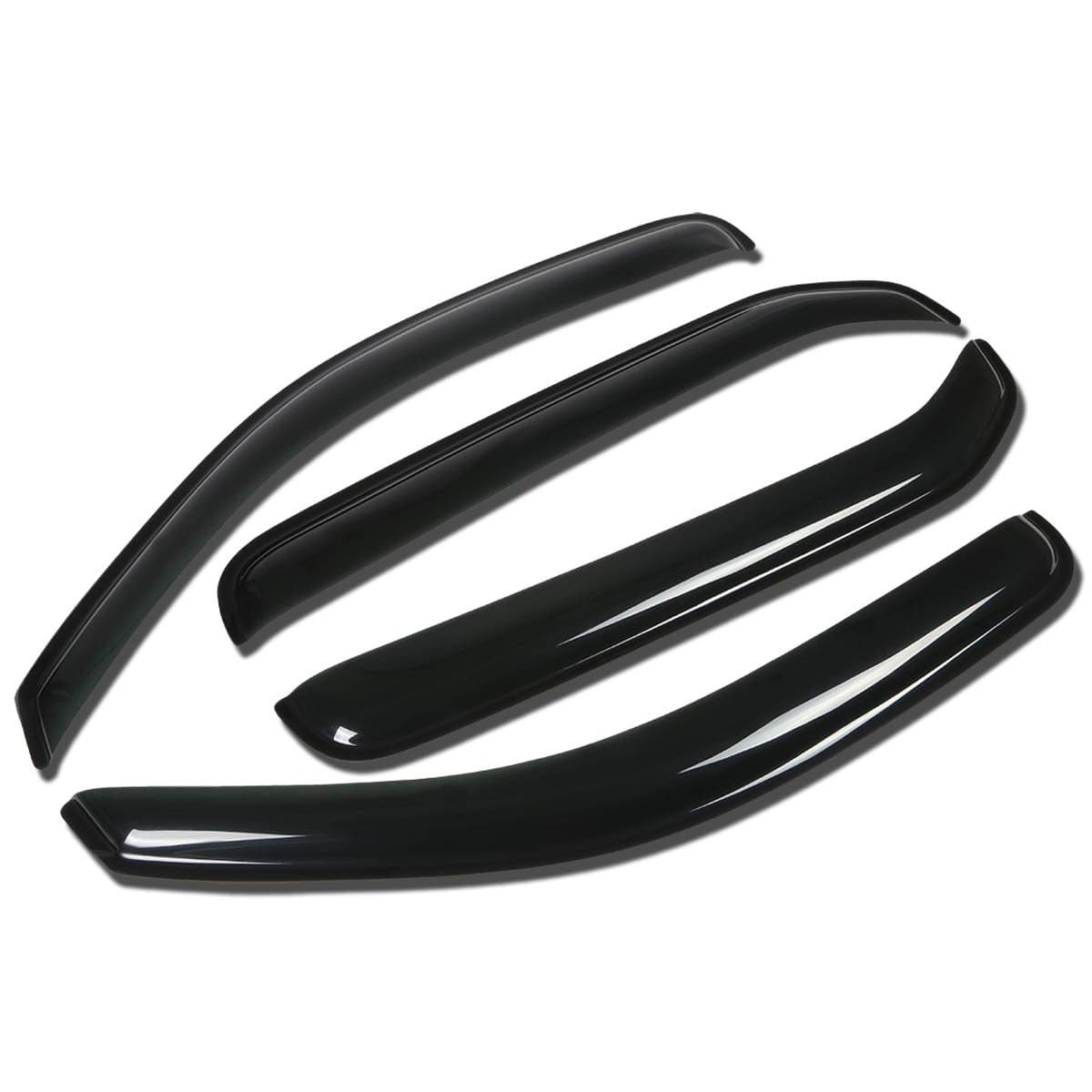 DNA MOTORING Wvs-190 Vent Window Visor Deflector Rain/Sun Guard, 4 Piece, Compatible With Nissan Xterra 05-15