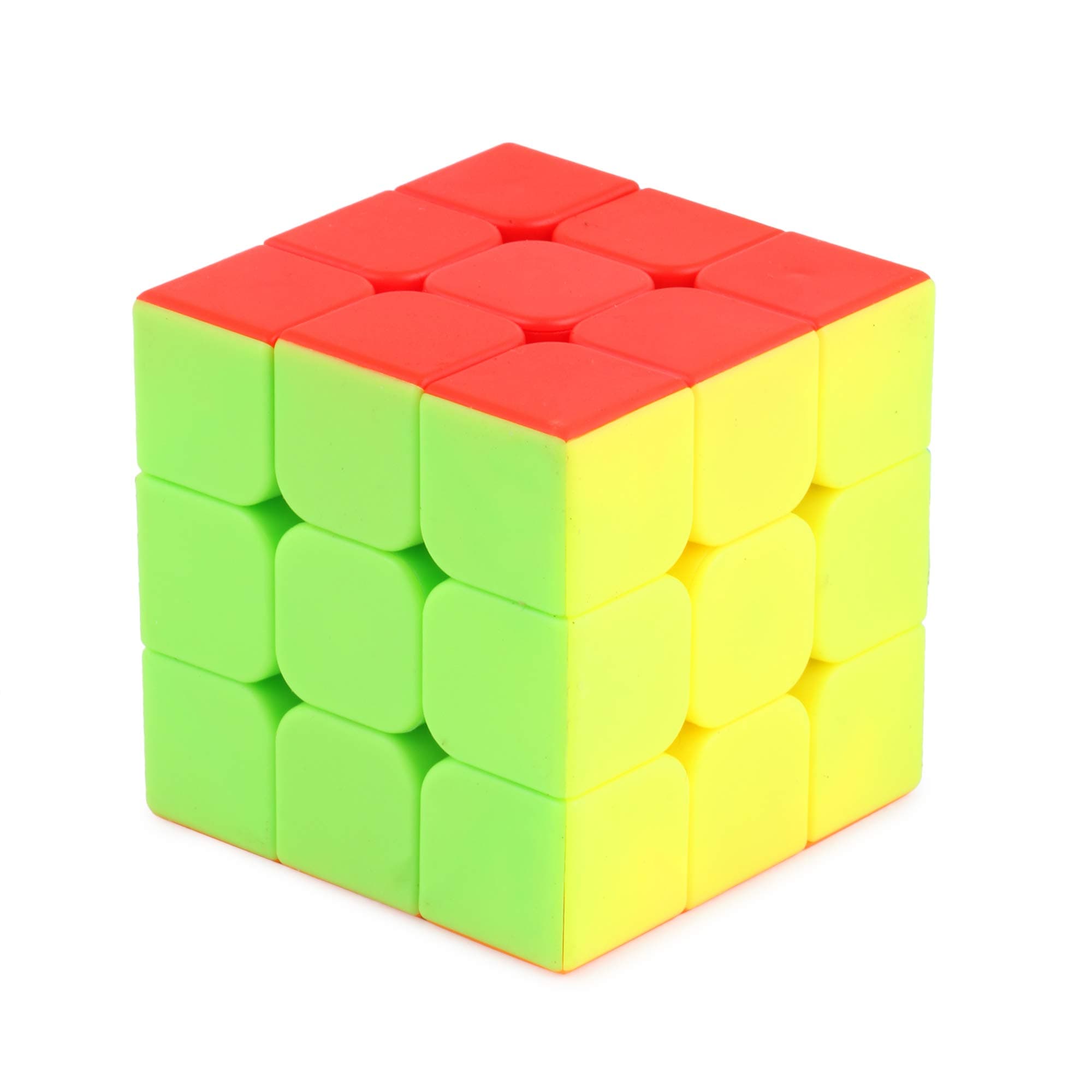 DELTRO Stickerless - 3X3X3 Teaching Turn Special Puzzle Cube , Multi Color