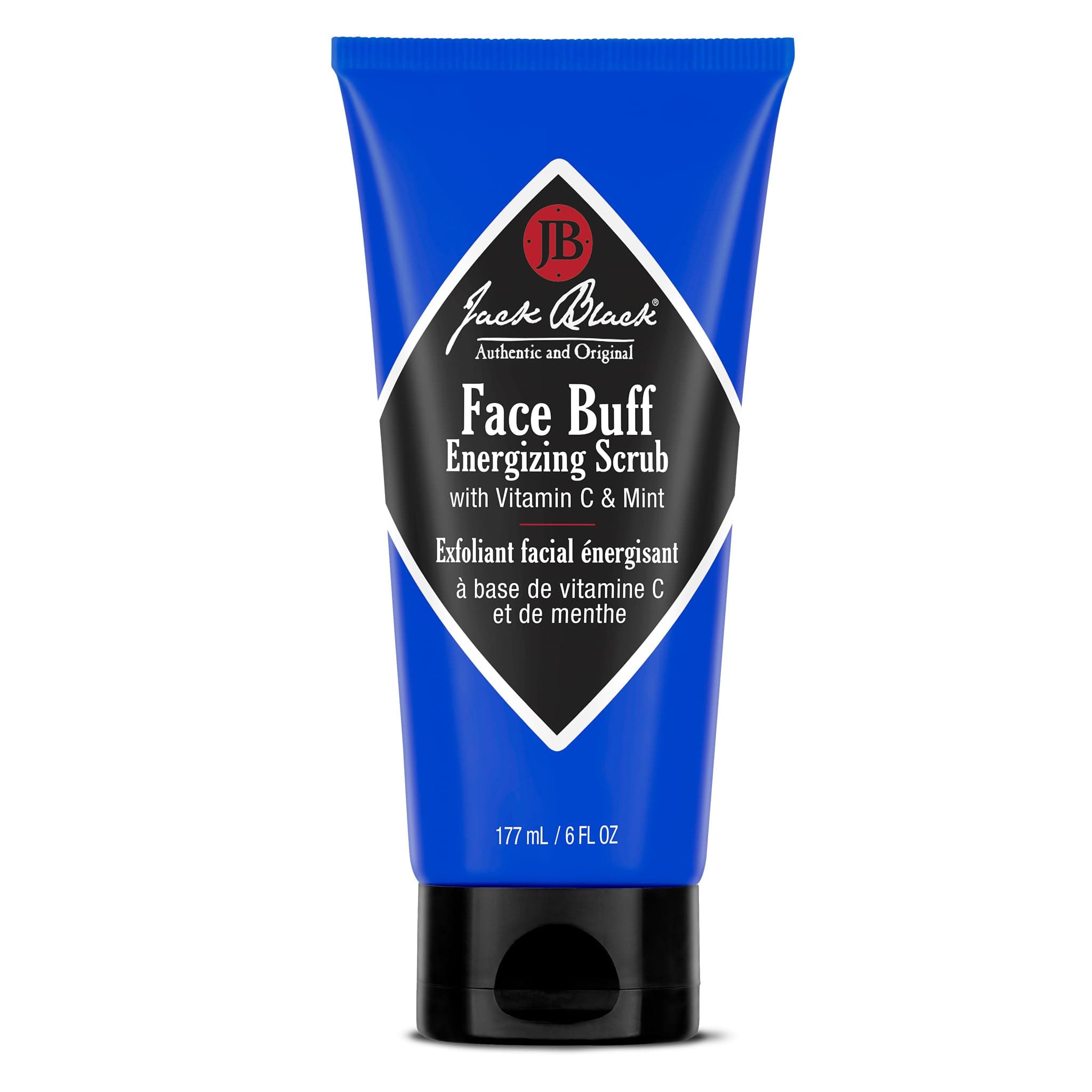 Jack Black Face Buff Energizing Scrub - Mens Face Wash & Pre Shave Scrub, Face Cleanser for Men, Pre Shave for Men, Mens Facial Cleanser, Mens Face Scrub, Exfoliating Face Wash, Jack Black Face Scrub