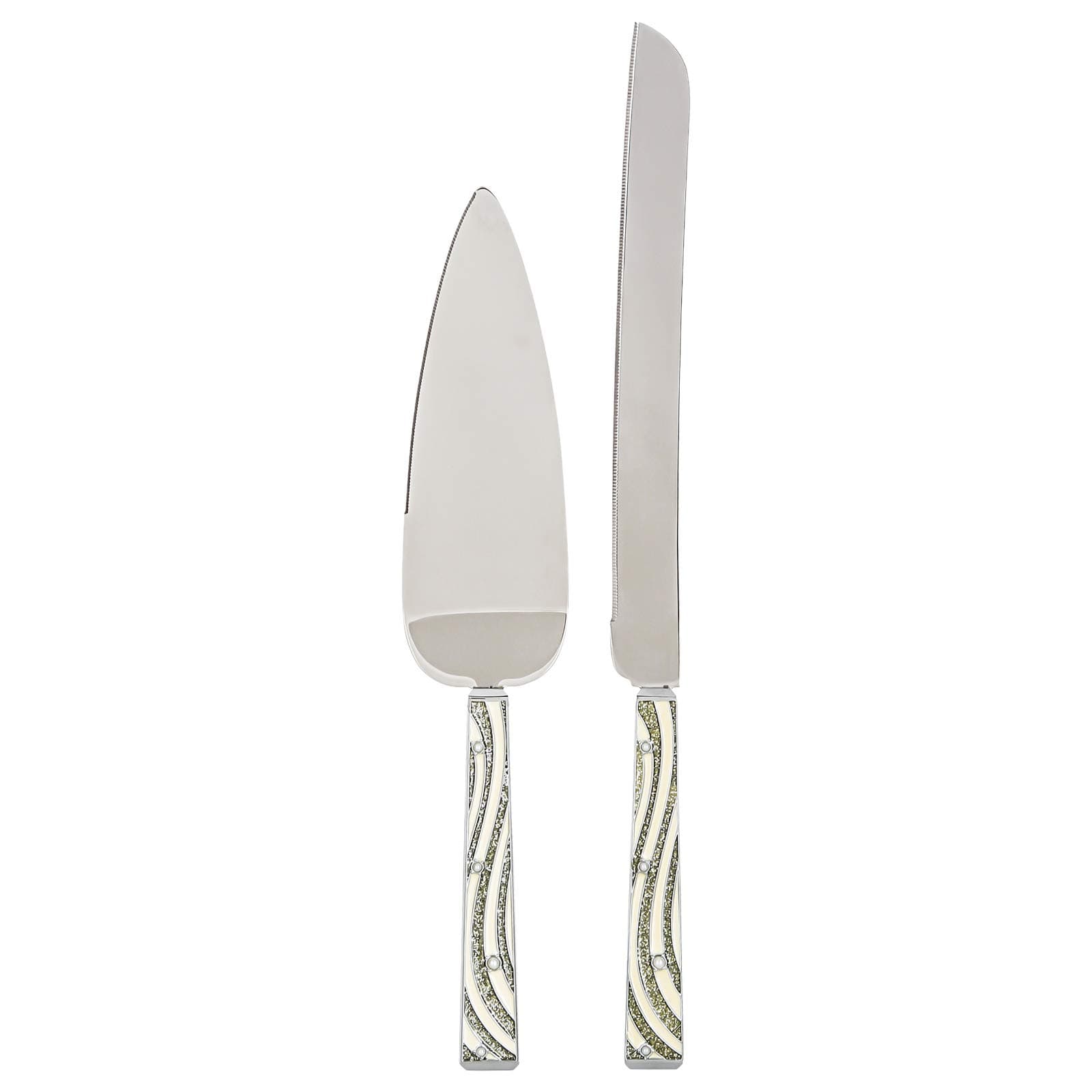 Linkage Orient Cake Knife And Server Set,Multi Color