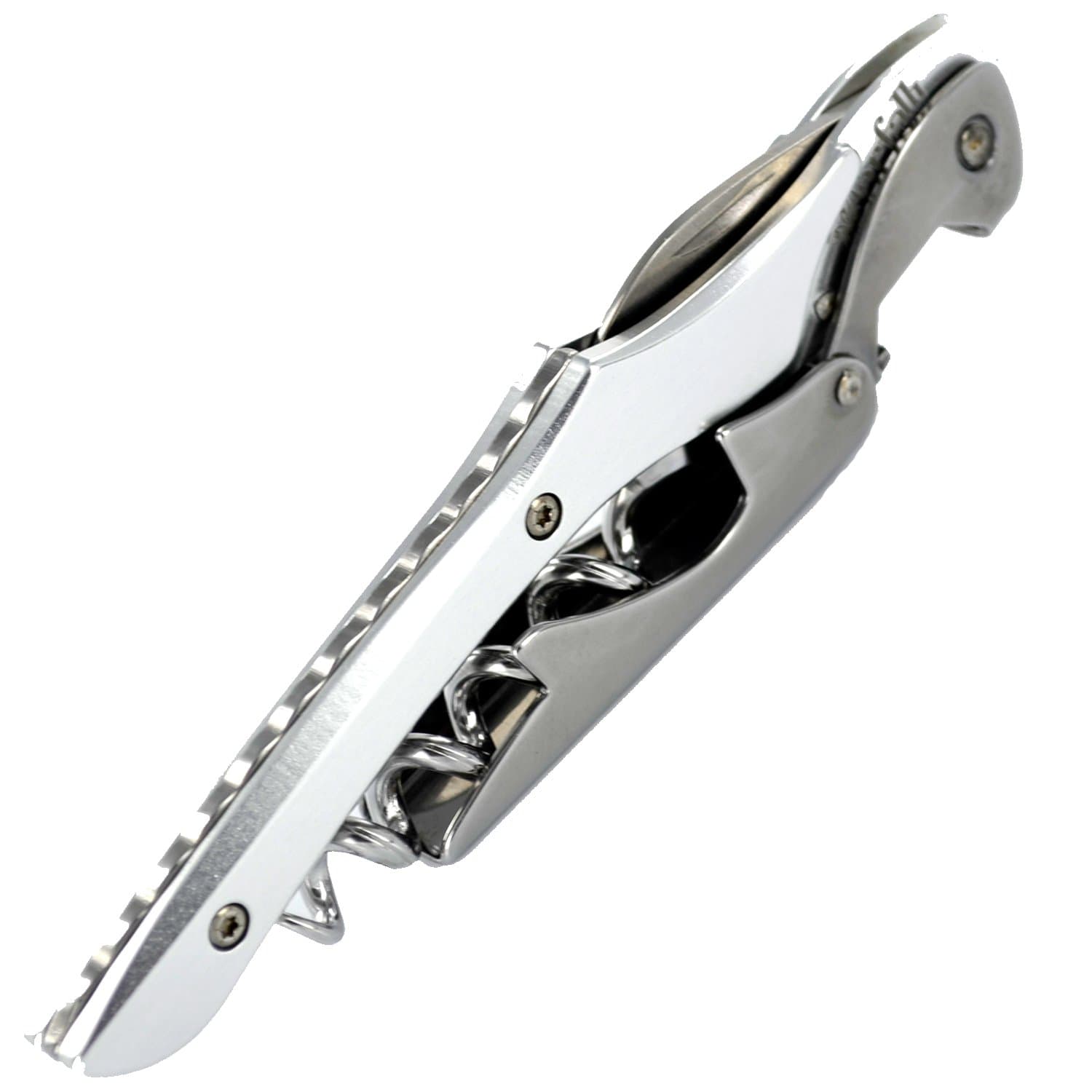 Gulliver Aluminum Handle Two Step Waiter's Corkscrew - Anodized Aluminum
